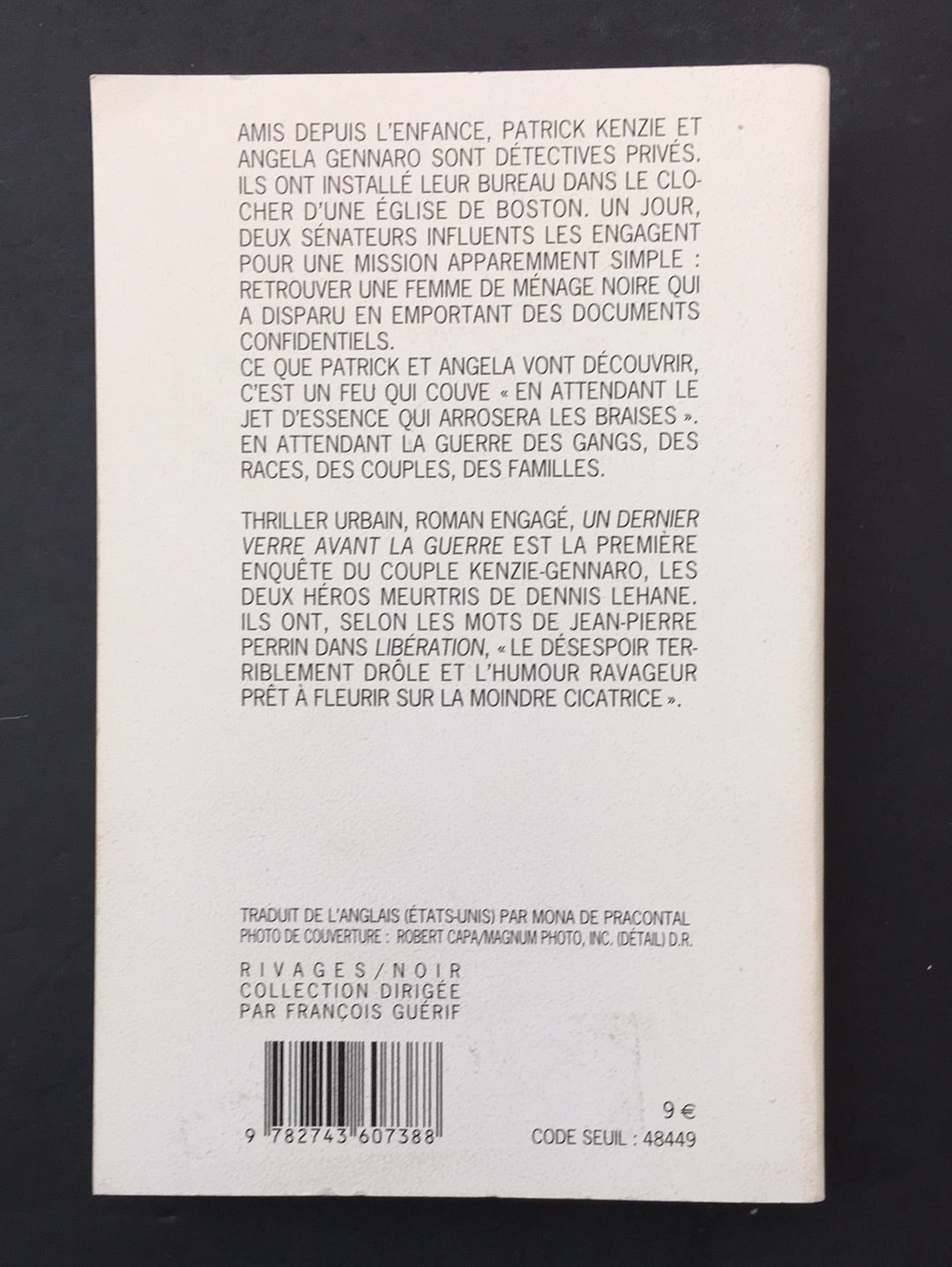 UN DERNIER VERRE AVANT LA GUERRE