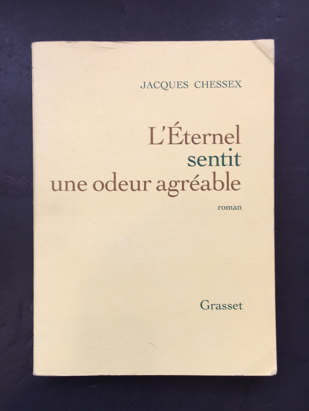 L'ÉTERNEL SENTIT UNE ODEUR AGRÉABLE