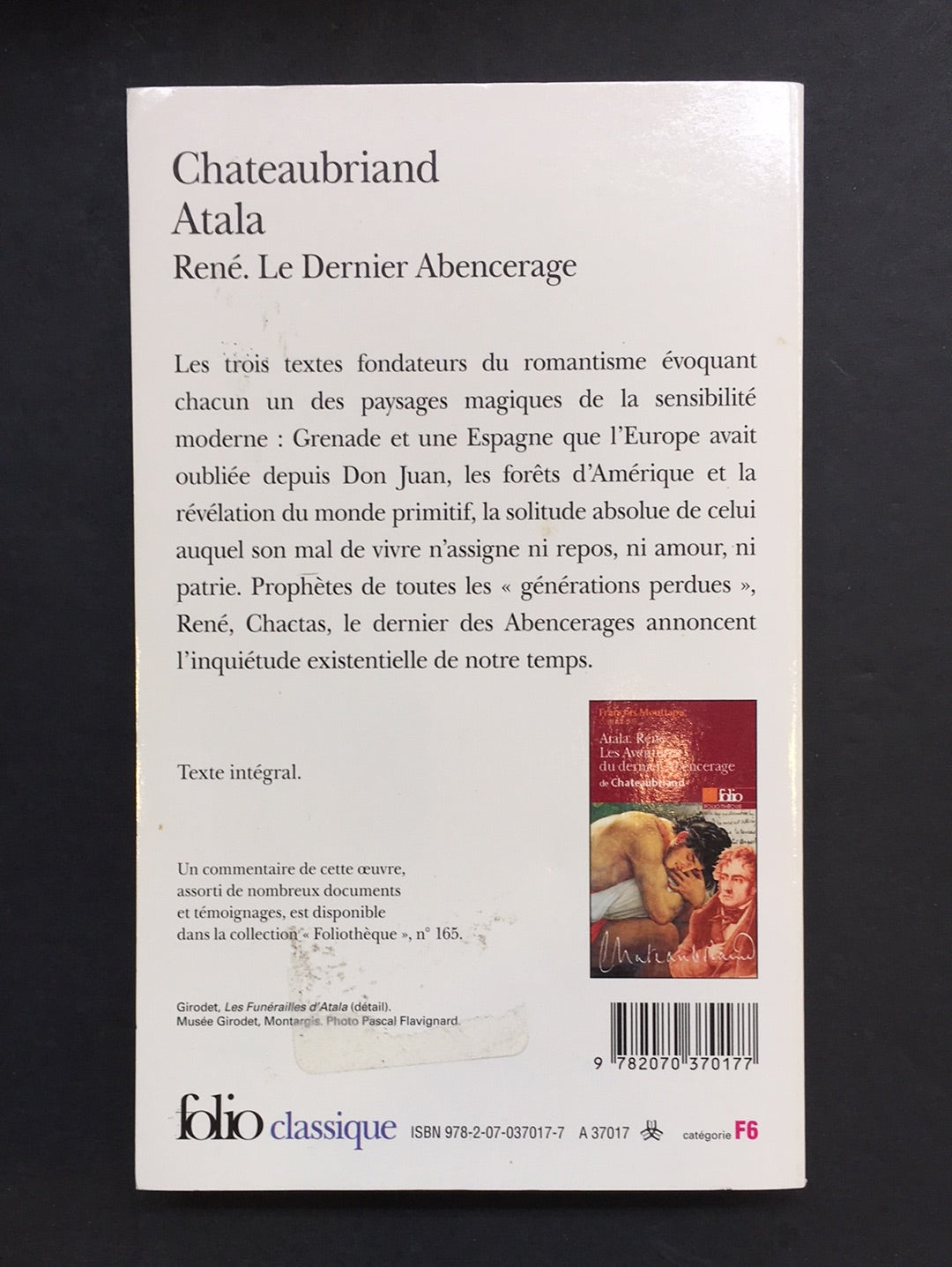 ATALA / RENÉ / LE DERNIER ABENCERAGE