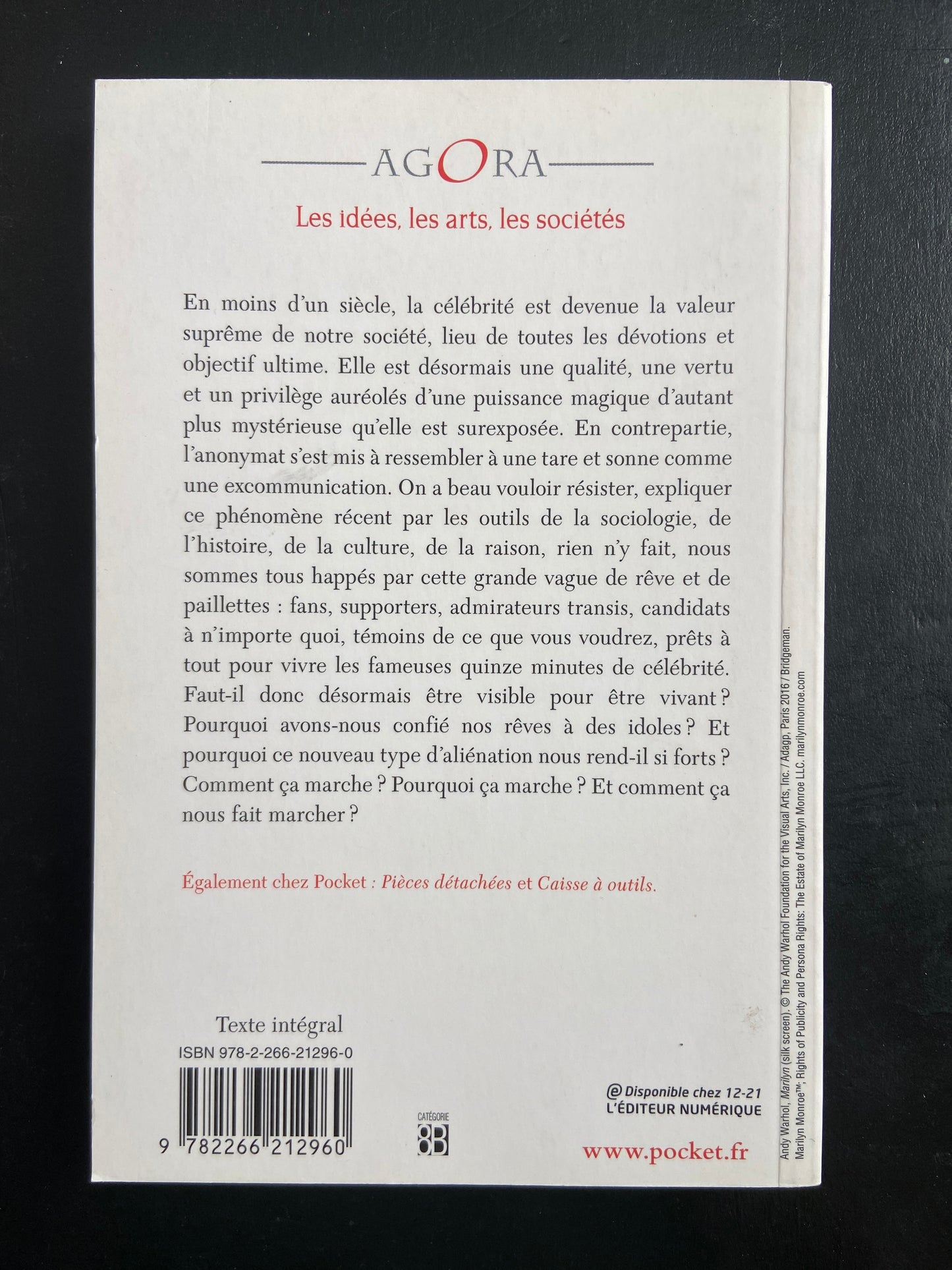DE LA CÉLÉBRITÉ - THÉORIE ET PRATIQUE