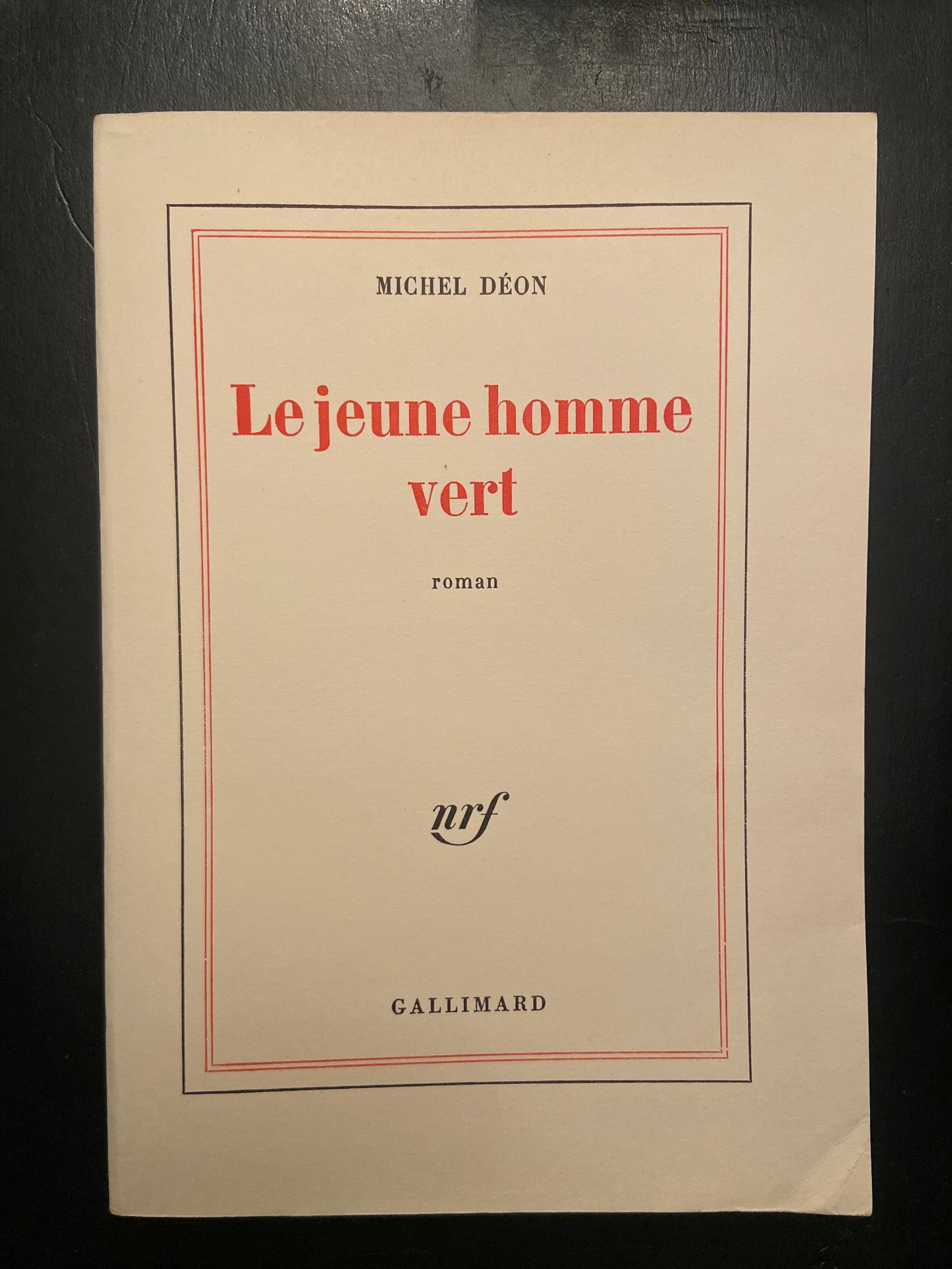 LE JEUNE HOMME VERT