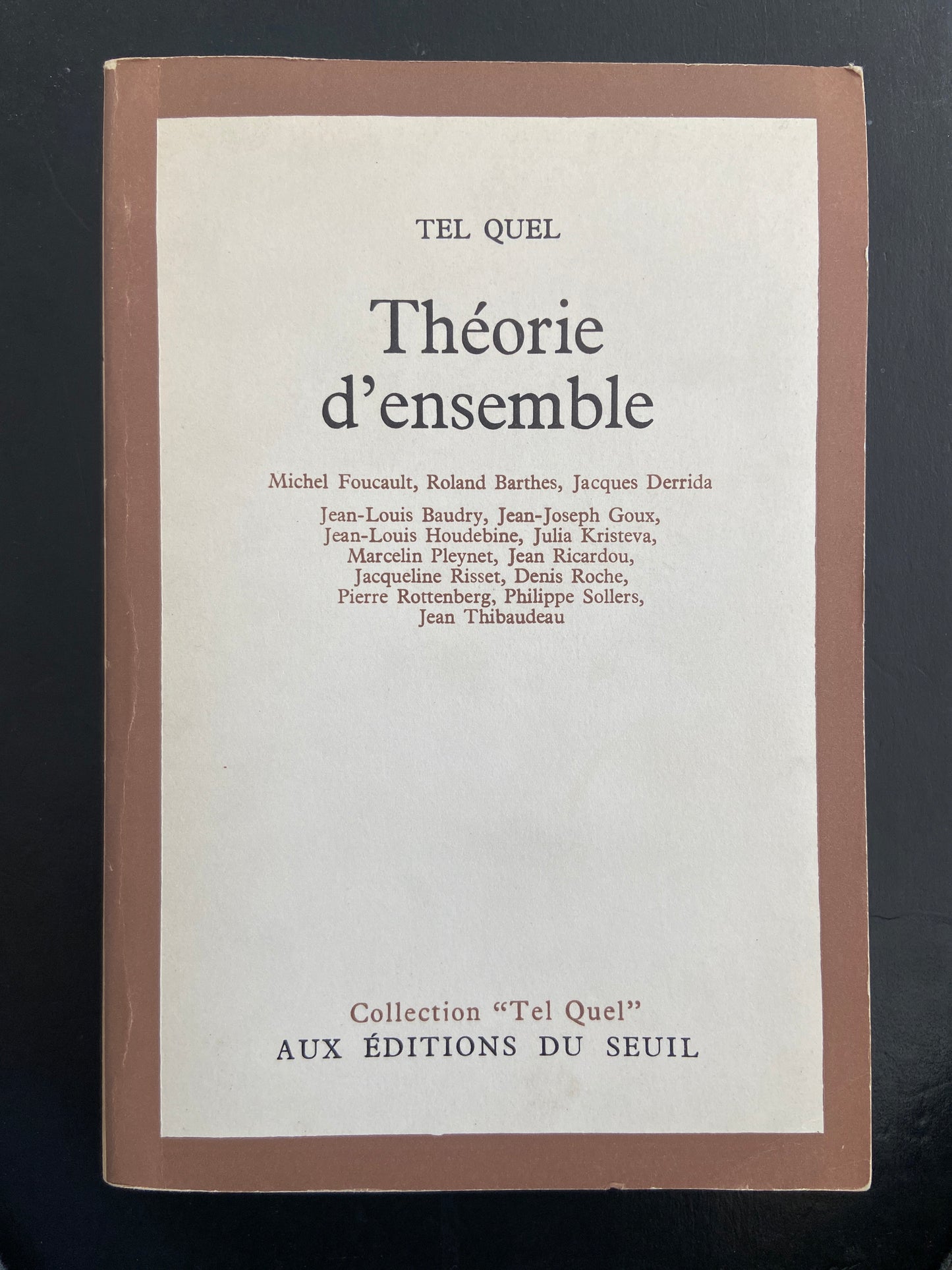 THÉORIE D'ENSEMBLE