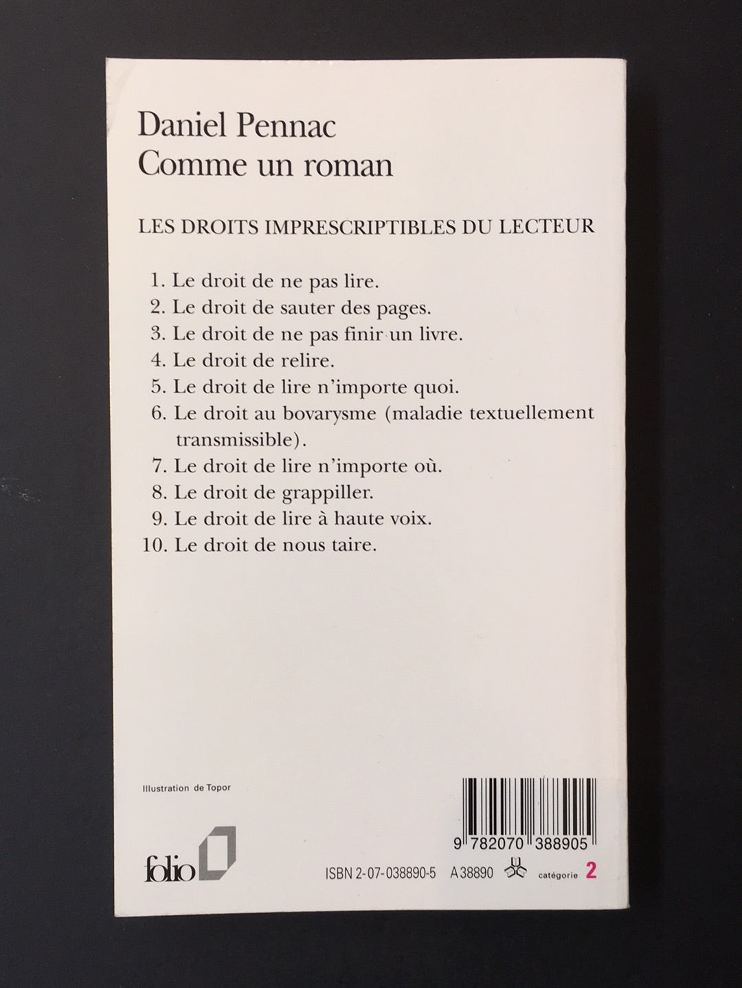 COMME UN ROMAN