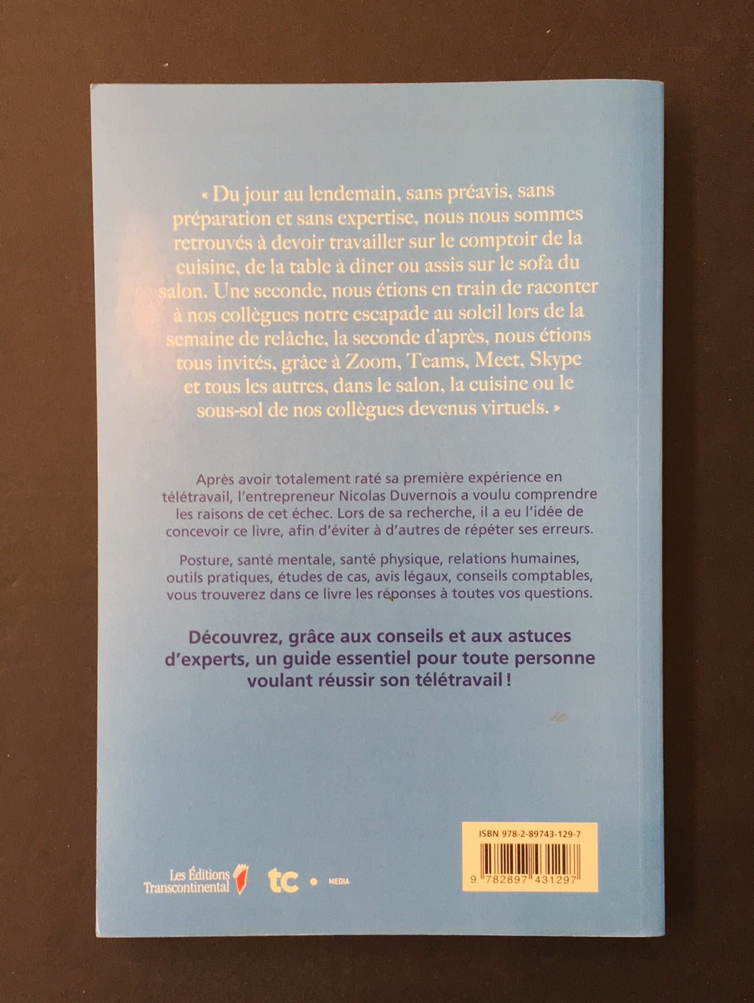 RÉUSSIR SON TÉLÉTRAVAIL!