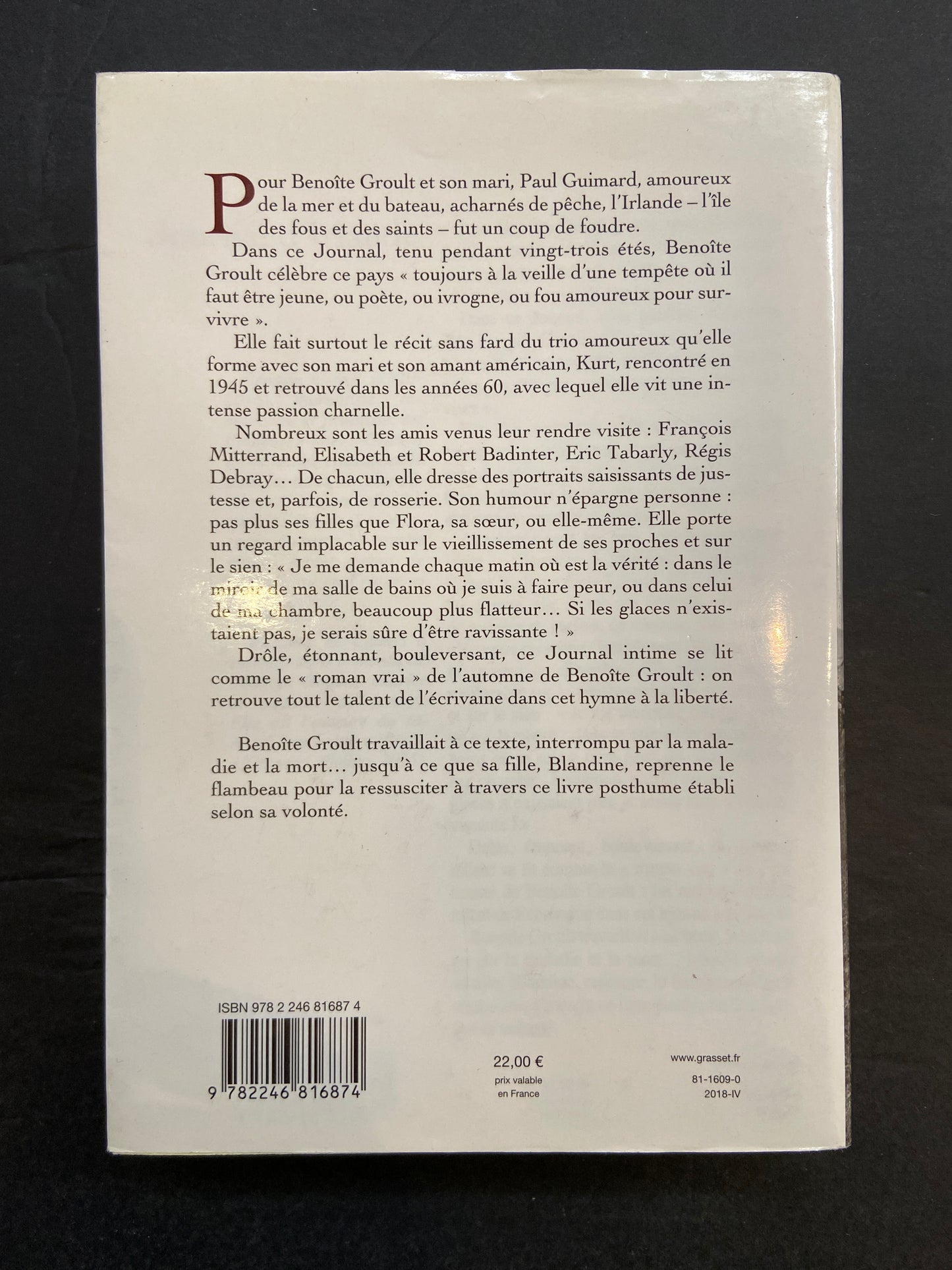 JOURNAL D'IRLANDE: CARNETS DE PÊCHE ET D'AMOUR 1977-2003