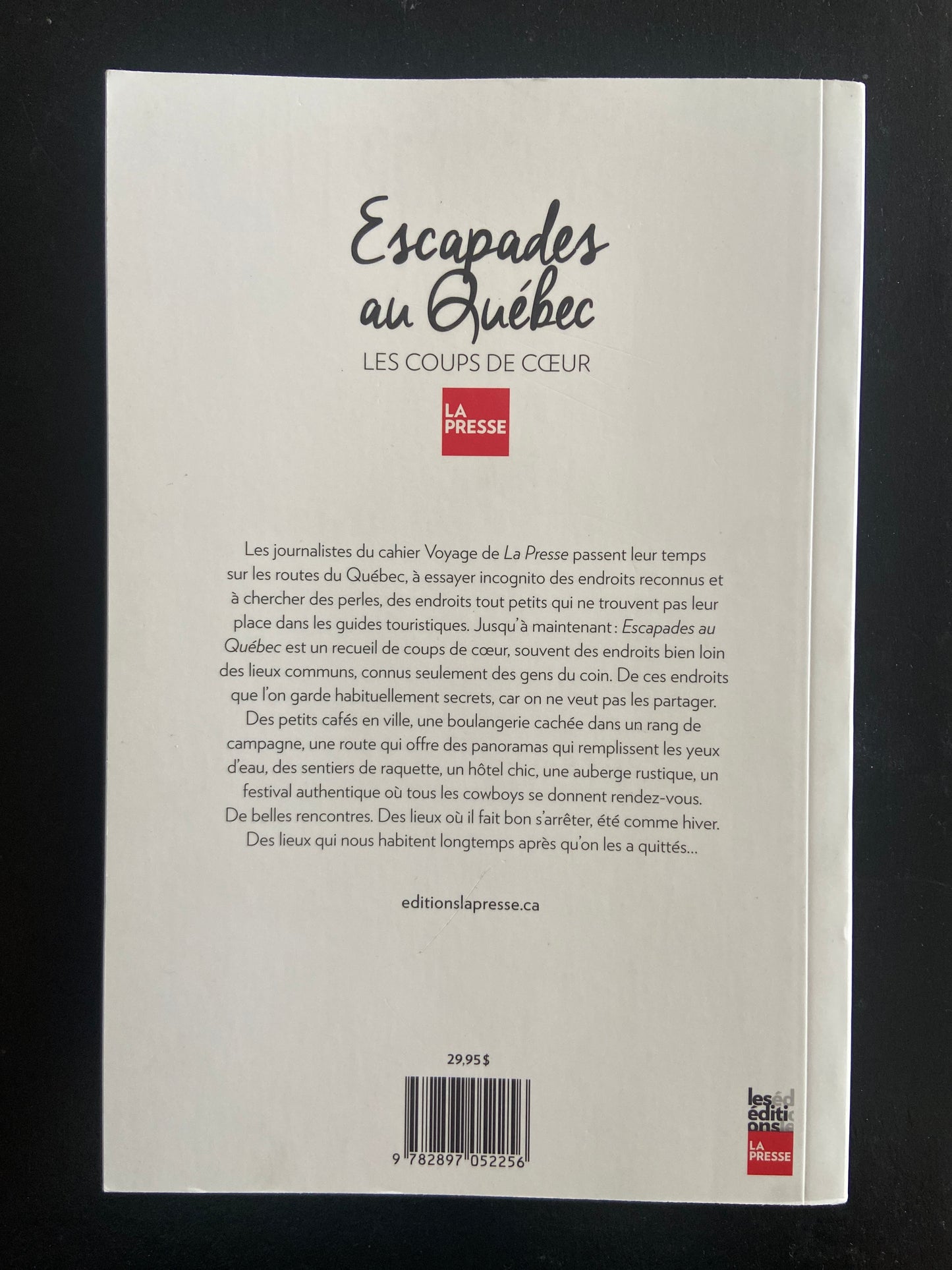 ESCAPADES AU QUÉBEC - LES COUPS DE COEUR
