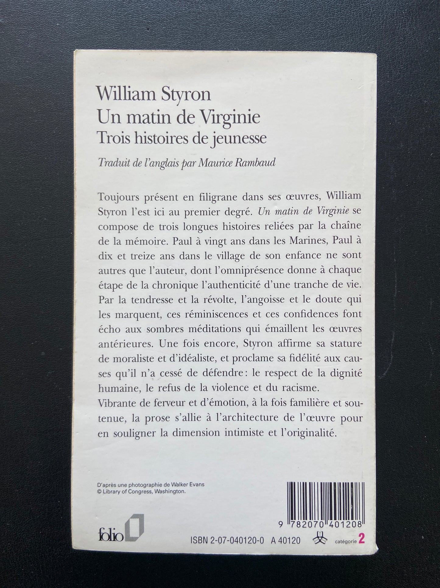 UN MATIN DE VIRGINIE