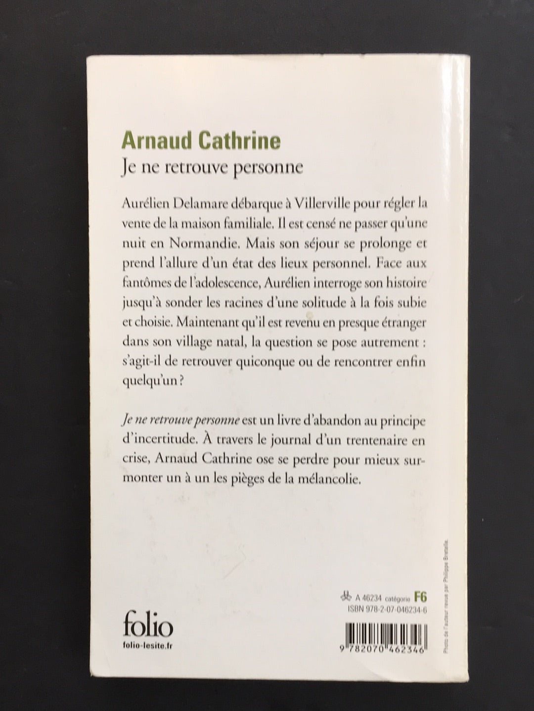 JE NE RETROUVE PERSONNE