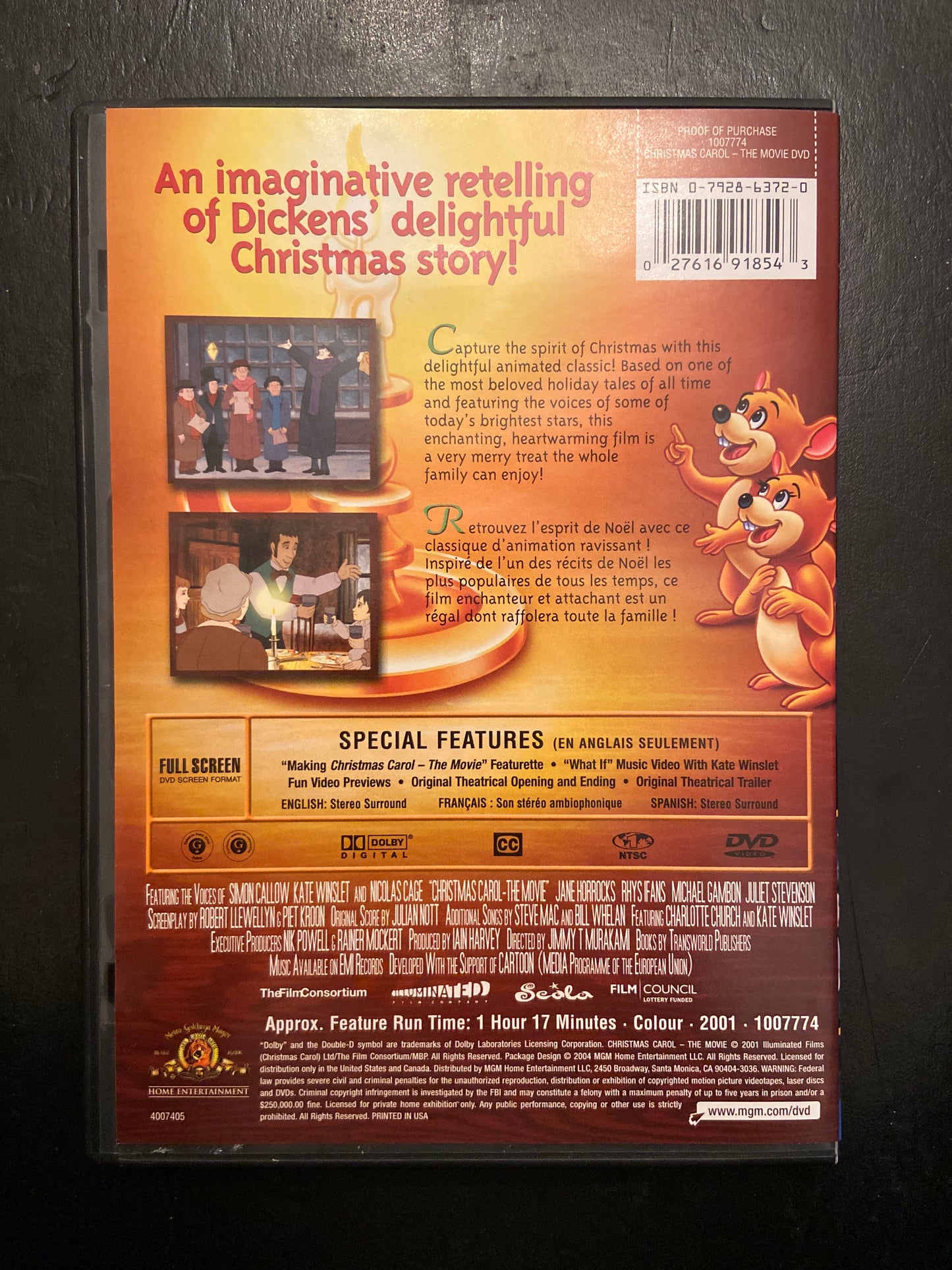 CHRISTMAS CAROL - THE MOVIE