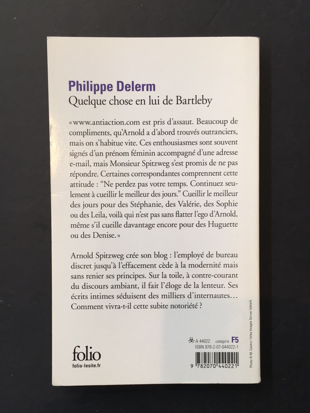 QUELQUE CHOSE EN LUI DE BARTLEBY