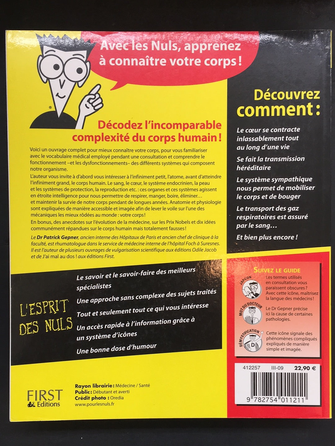 LE CORPS HUMAIN (POUR LES NULS)