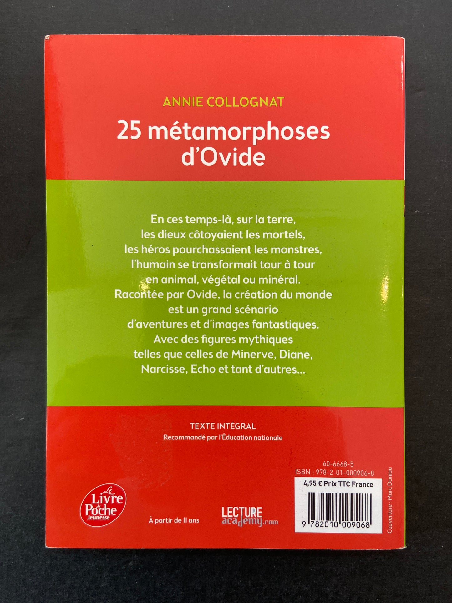 25 MÉTAMORPHOSES D'OVIDE