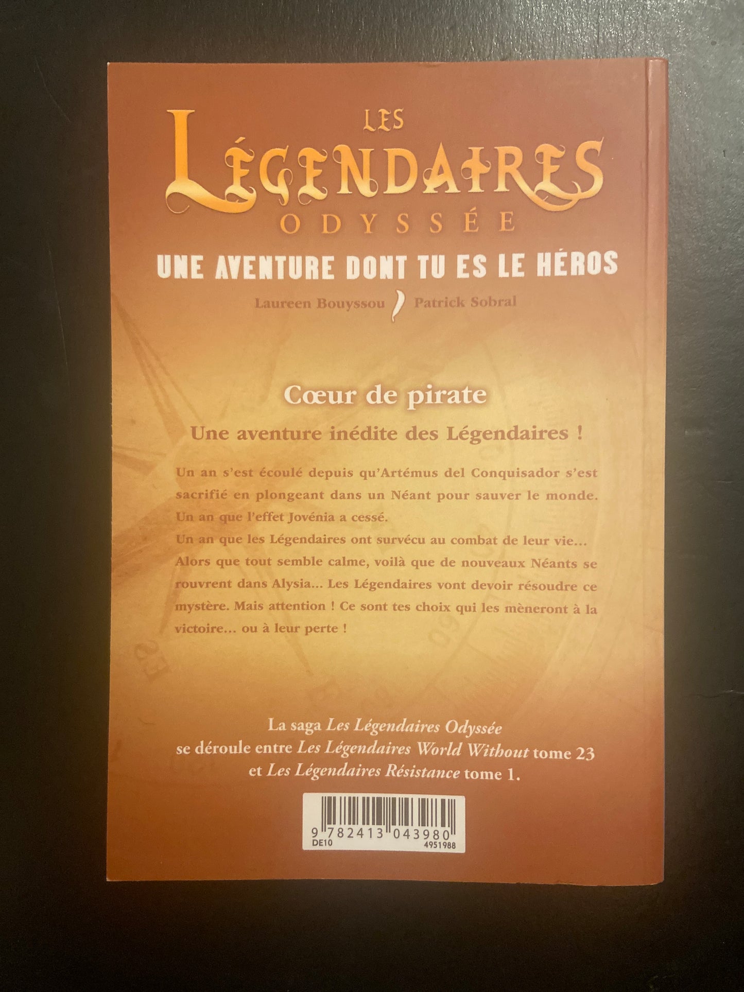 UNE AVENTURE DONT TU ES LE HÉROS - LES LÉGENDAIRES ODYSSÉE T.01 COEUR DE PIRATE