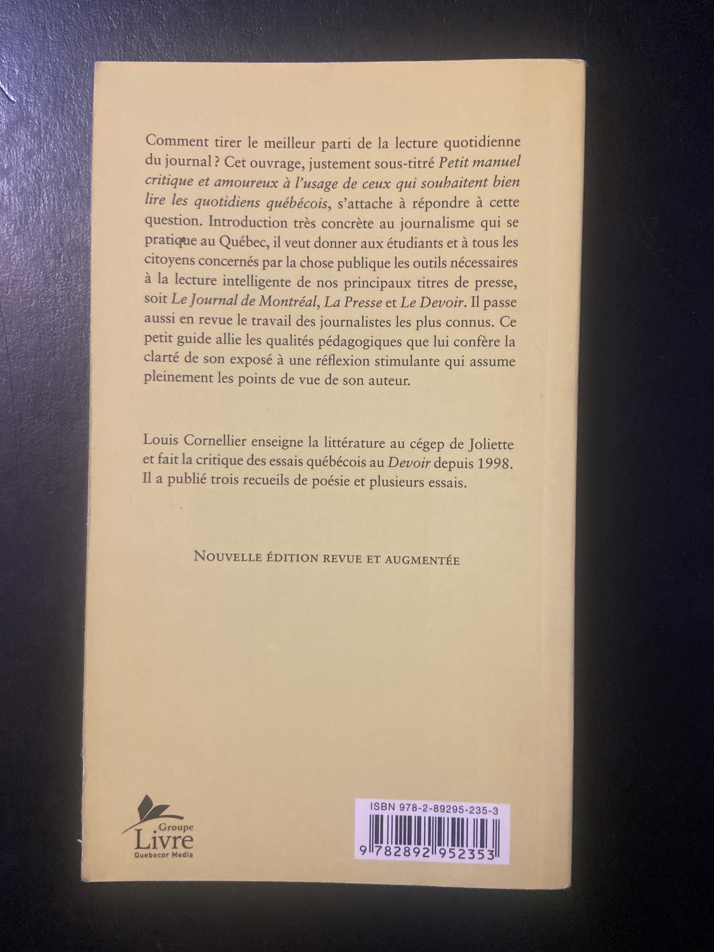 LIRE LE QUÉBEC AU QUOTIDIEN