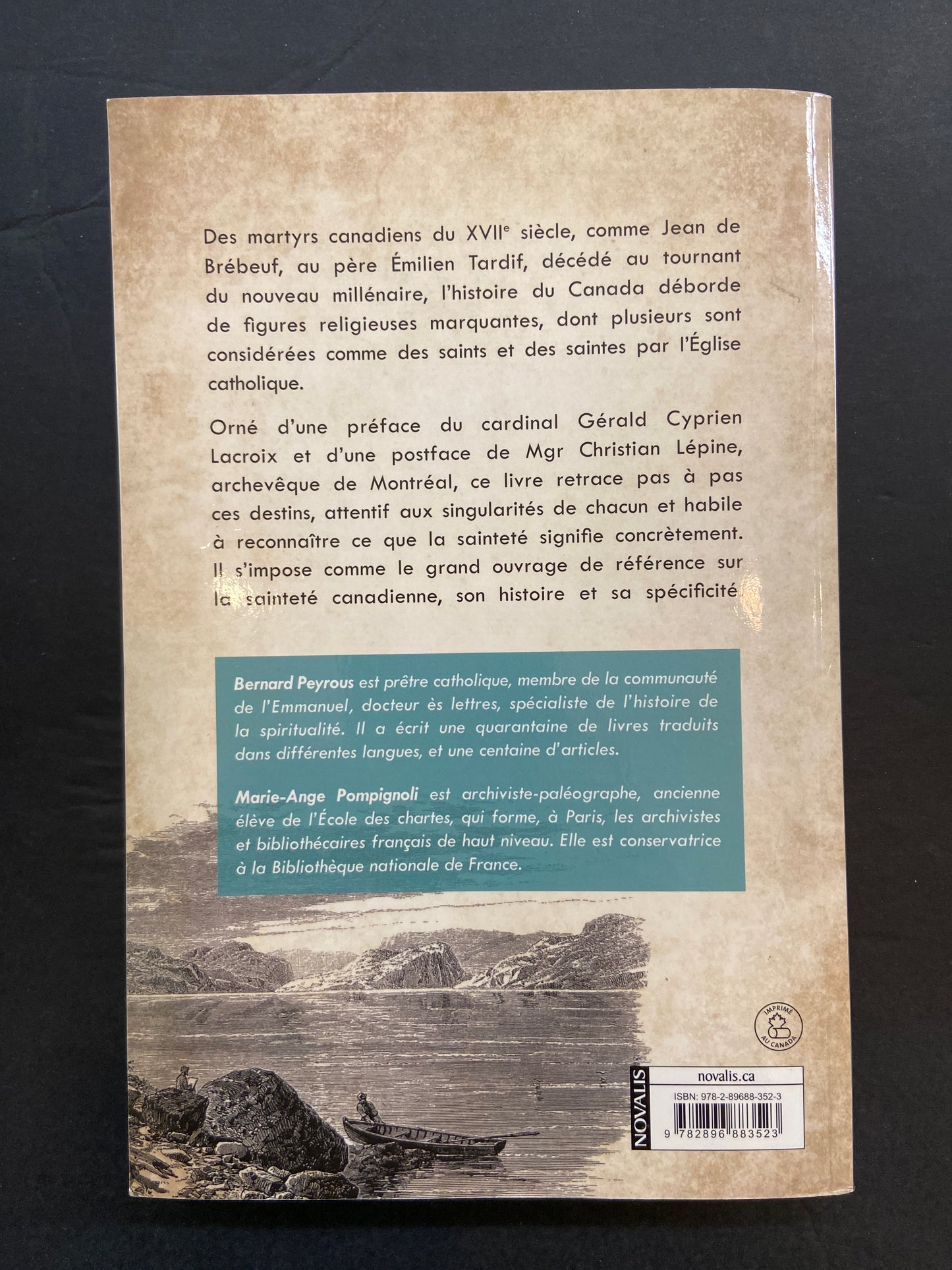 LA SAINTETÉ CANADIENNE