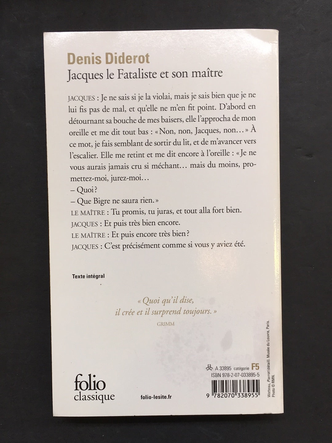 JACQUES LE FATALISTE