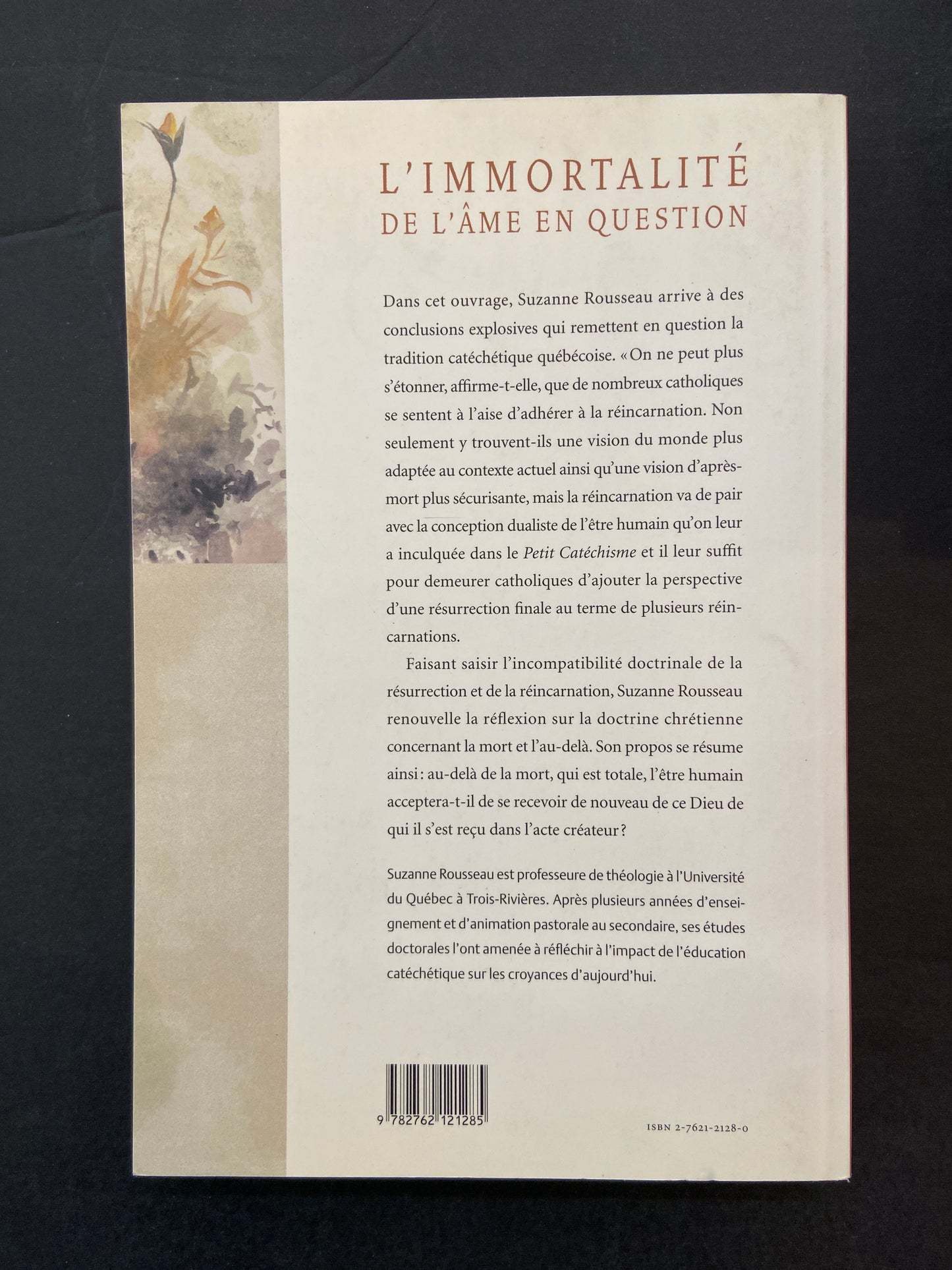 L'IMMORTALITÉ DE L'ÂME EN QUESTION