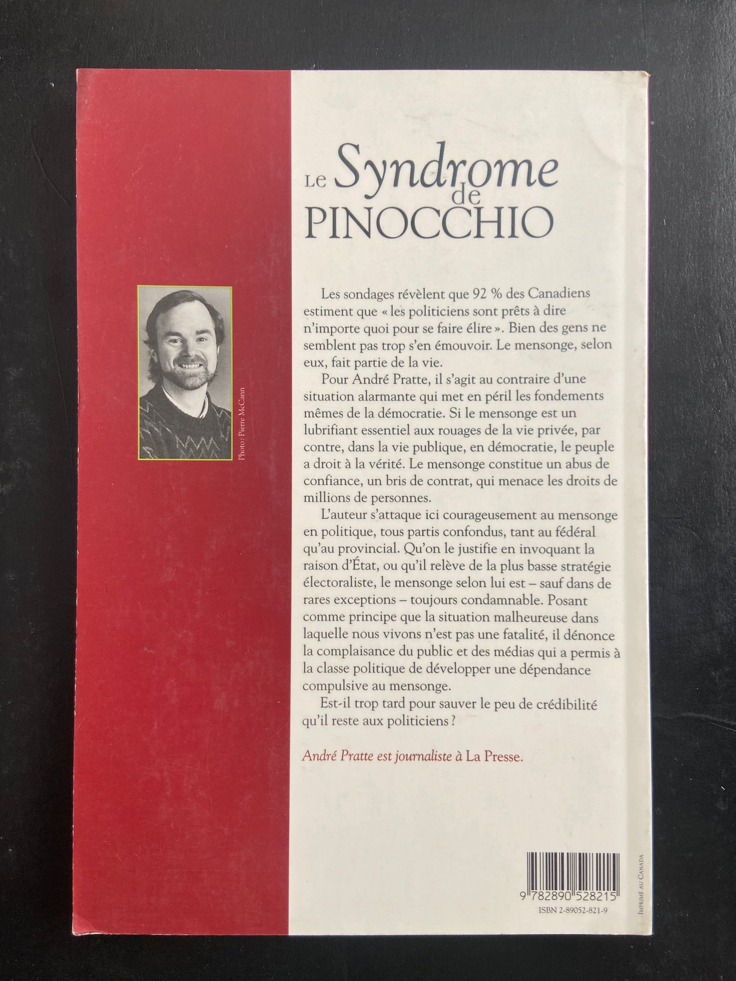 LE SYNDROME DE PINOCCHIO