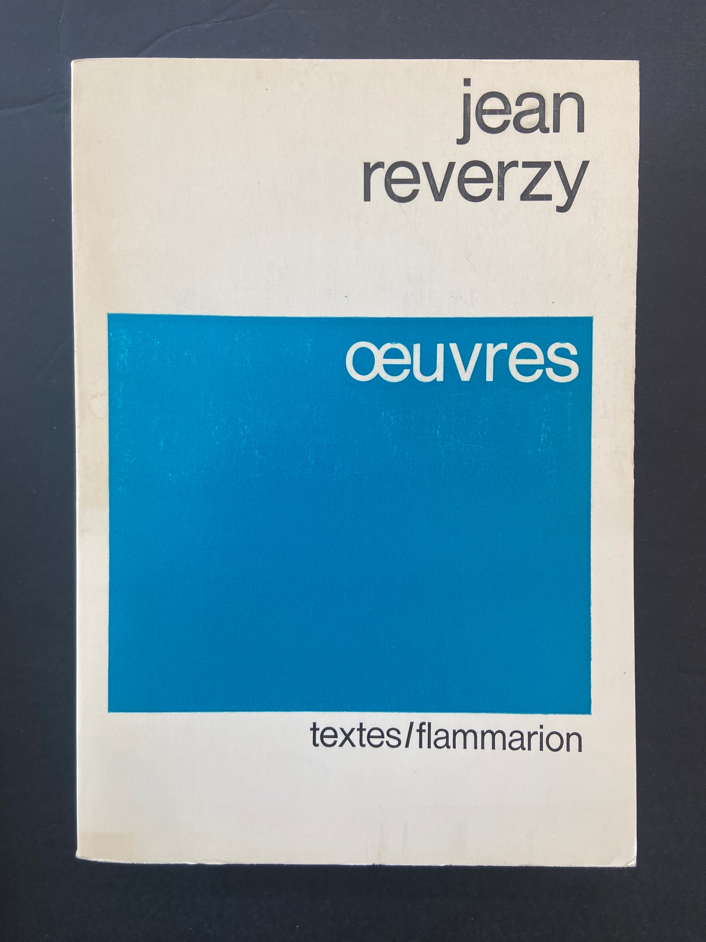 JEAN REVERZY - OEUVRES