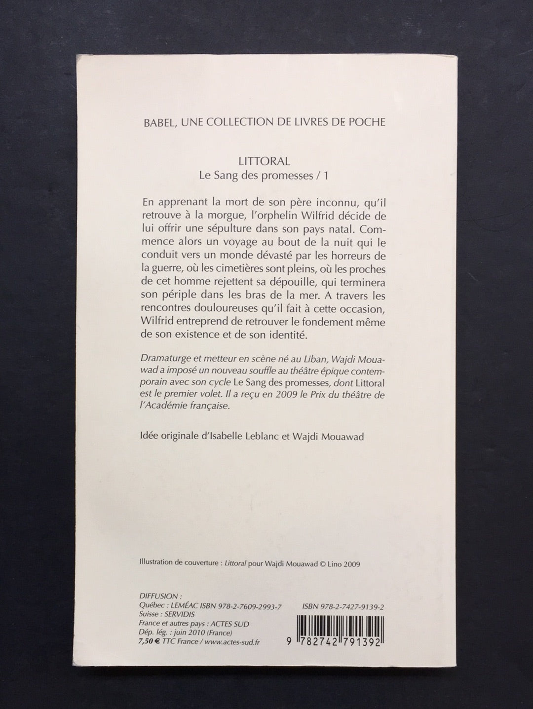 LE SANG DES PROMESSES - TOME 01 - LITTORAL