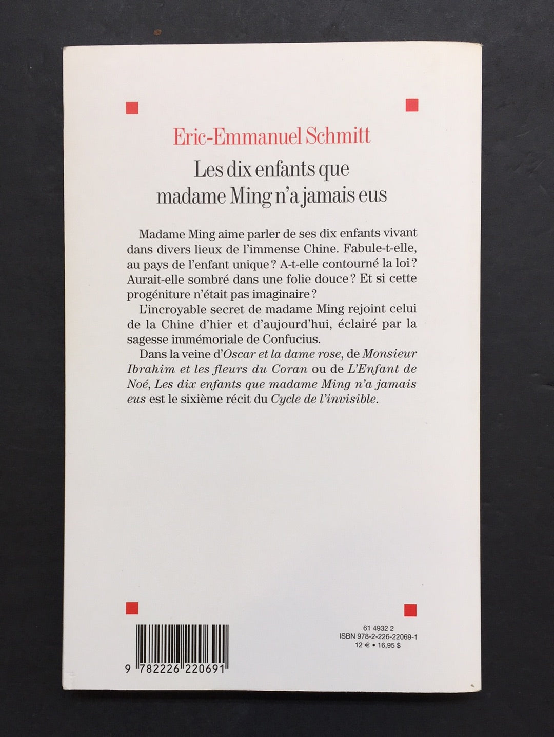 LES CYCLE DE L'INVISIBLE - TOME 06 - DIX ENFANTS QUE MADAME MING N'A JAMAIS EUS