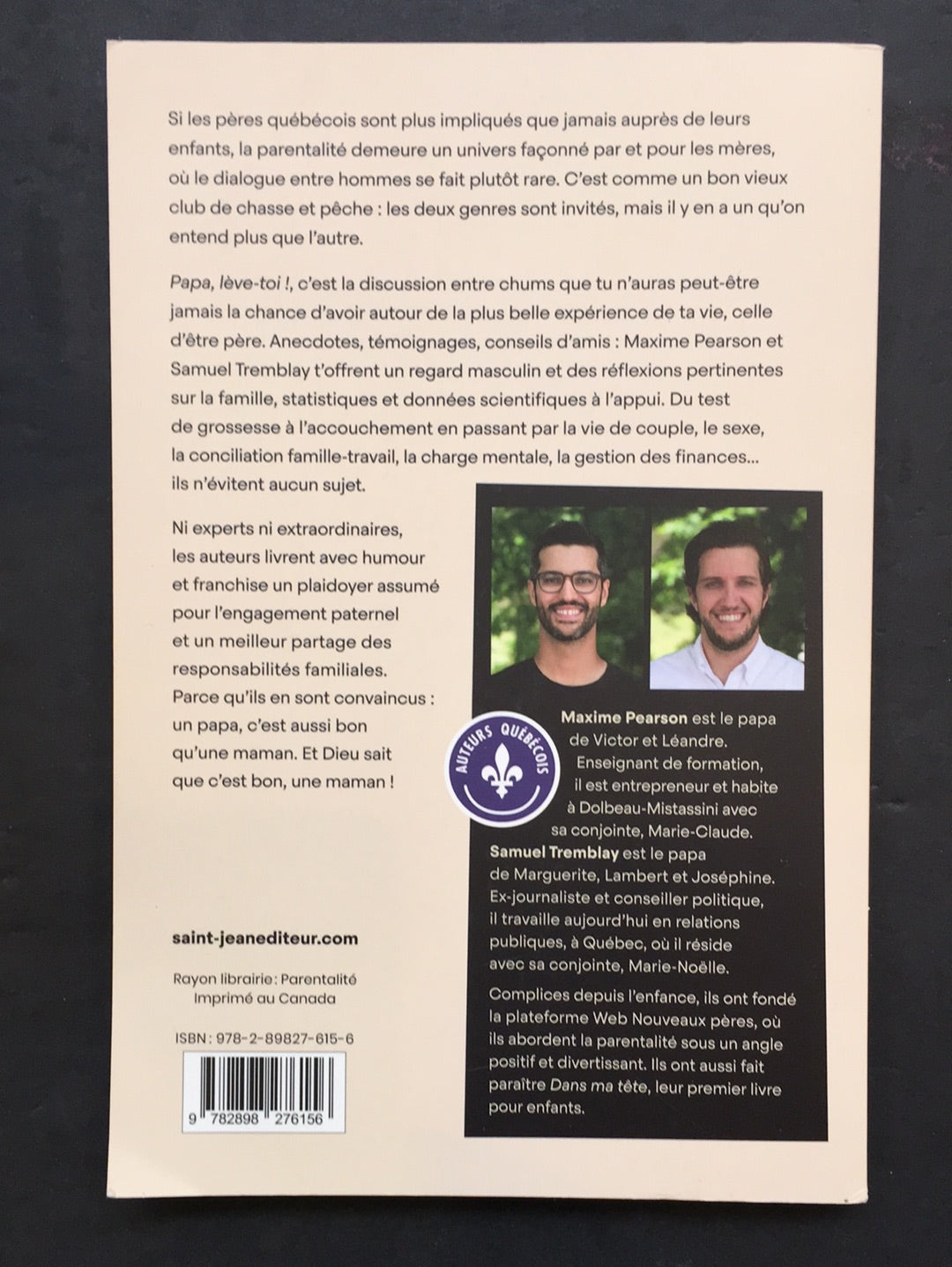 PAPA LÈVE-TOI! TU ES AUSSI BON QUE MAMAN