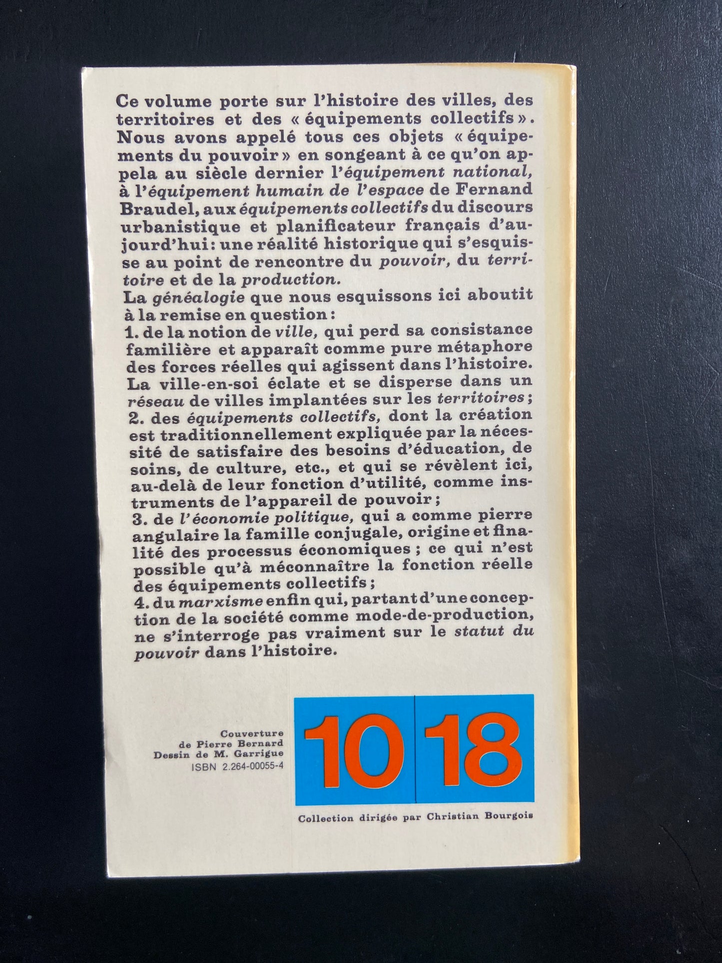 RECHERCHE / 13 - LES ÉQUIPEMENTS DU POUVOIR