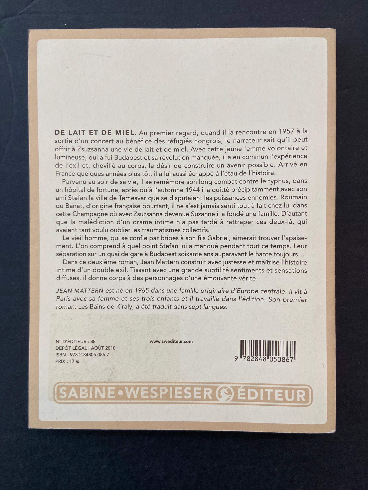 DE LAIT ET DE MIEL