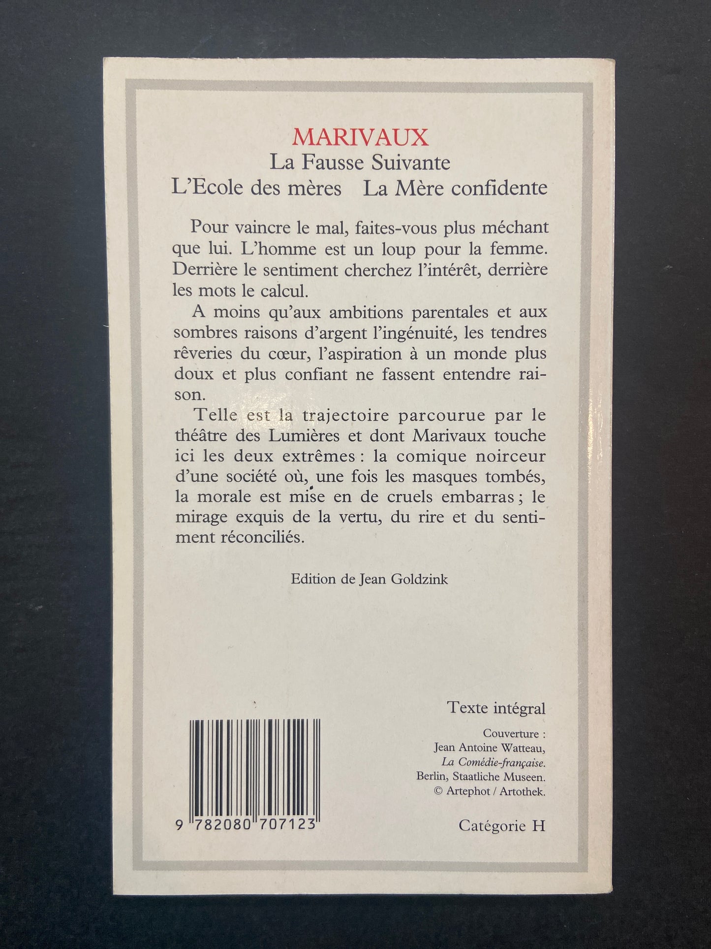 LA FAUSSE SUIVANTE - L'ÉCOLE DES MÈRES - LA MÈRE CONFIDENTE