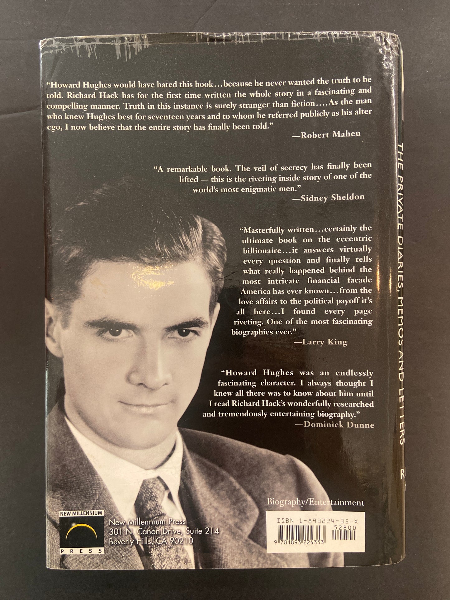HUGHES - THE PRIVATE DIARIES MEMOS AND LETTERS