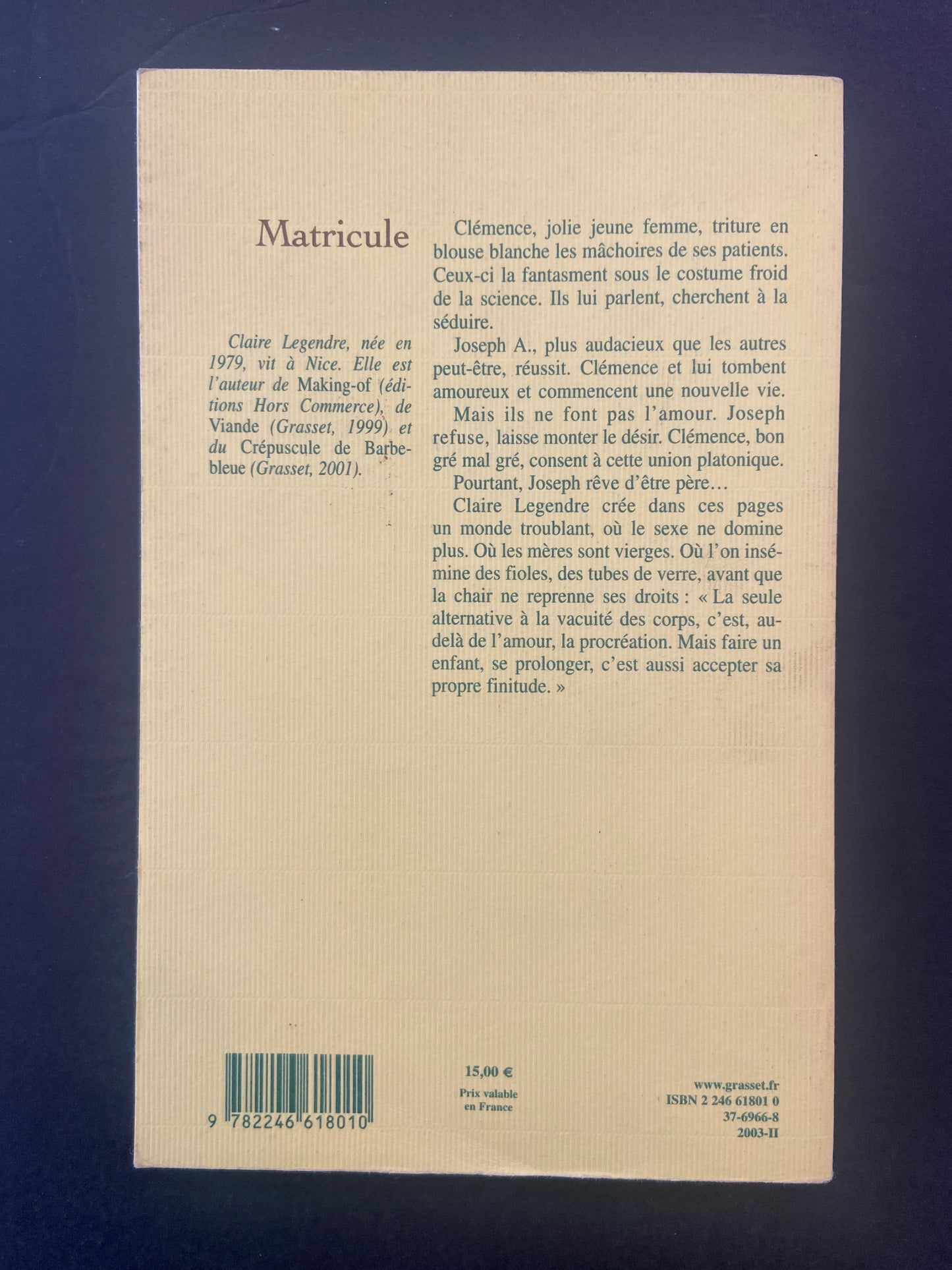 MATRICULE