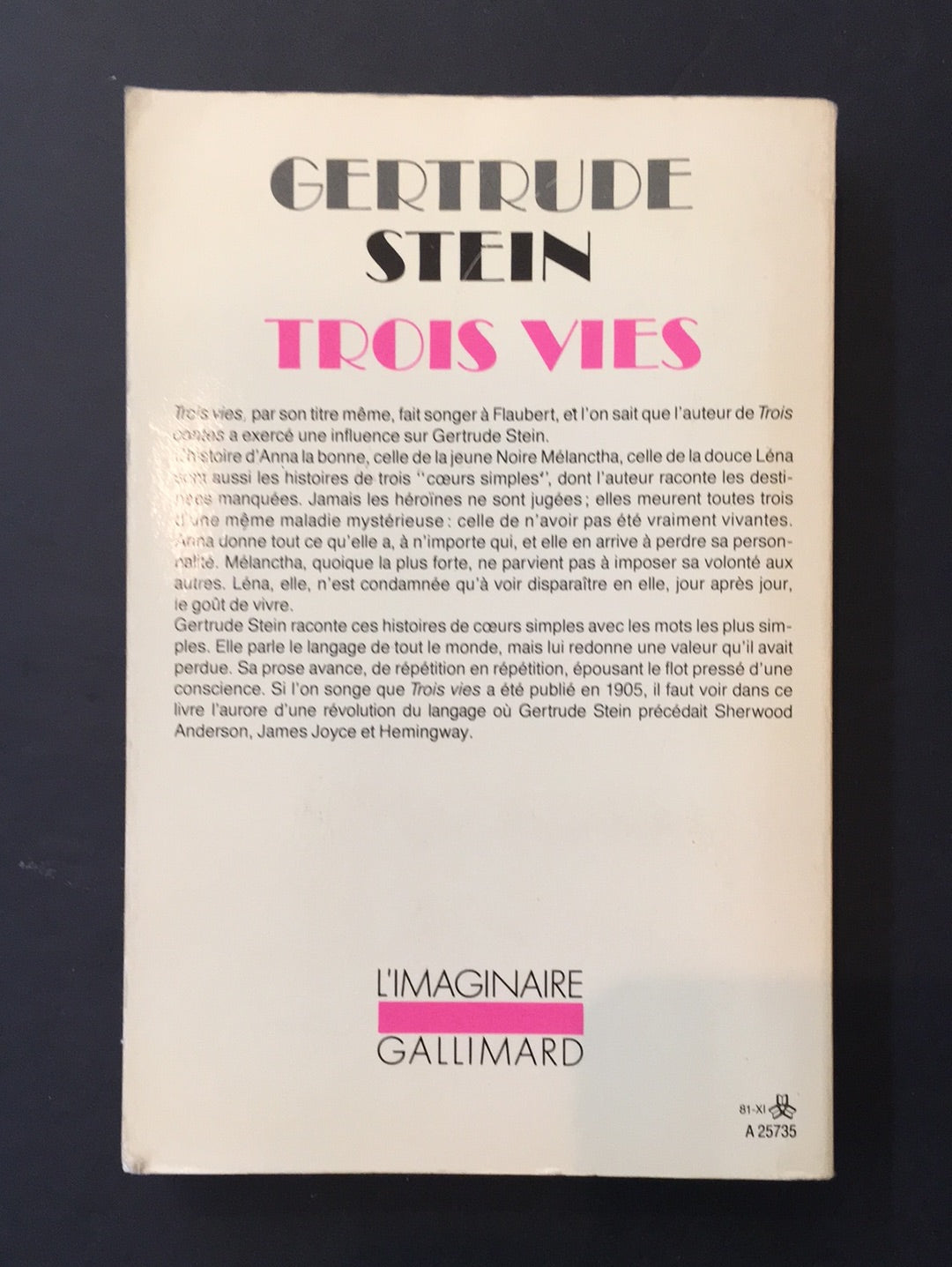 TROIS VIES