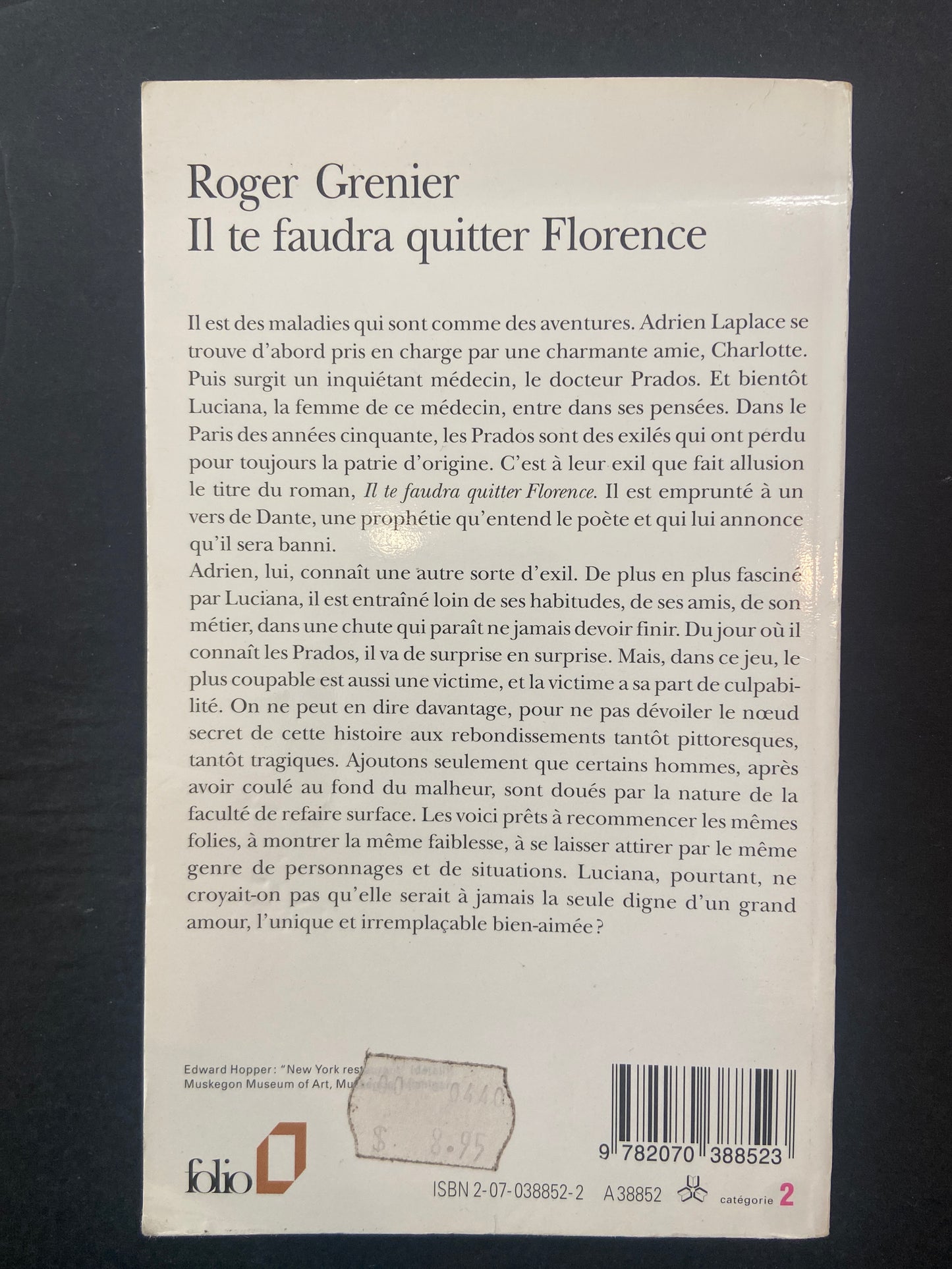IL TE FAUDRA QUITTER FLORENCE