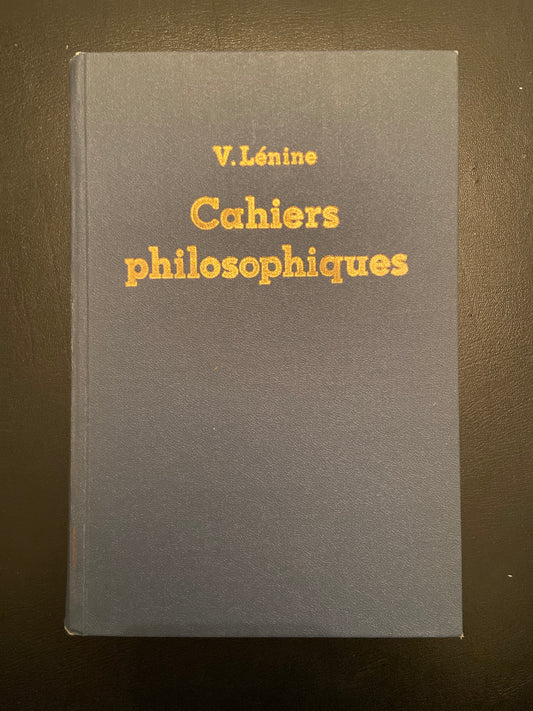 CAHIERS PHILOSOPHIQUES