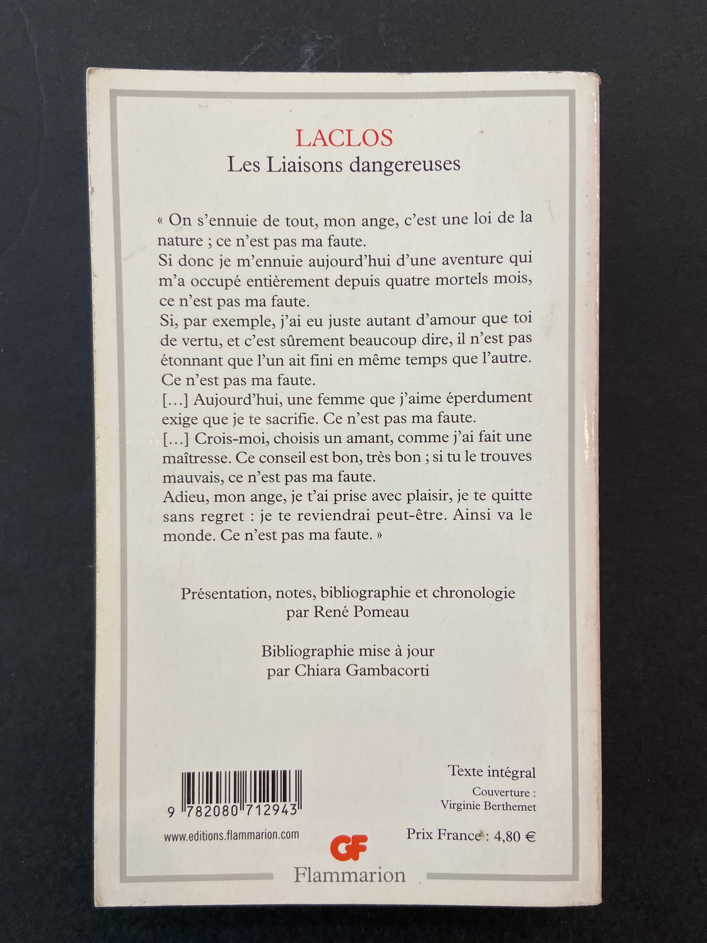 LES LIAISONS DANGEREUSES