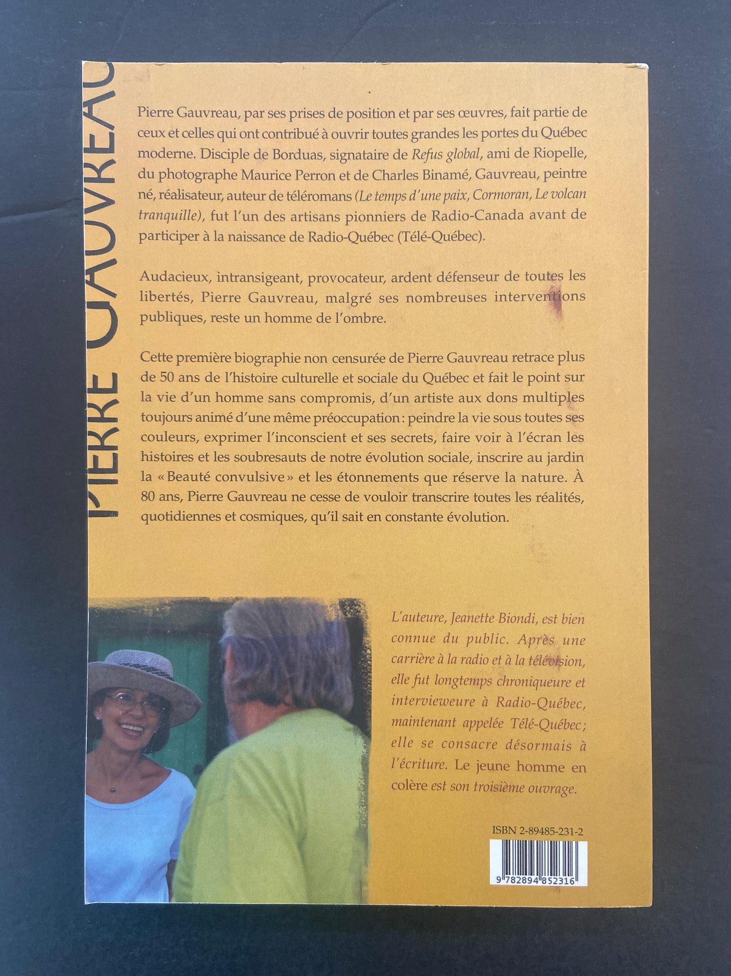 PIERRE GAUVREAU - LE JEUNE HOMME EN COLÈRE