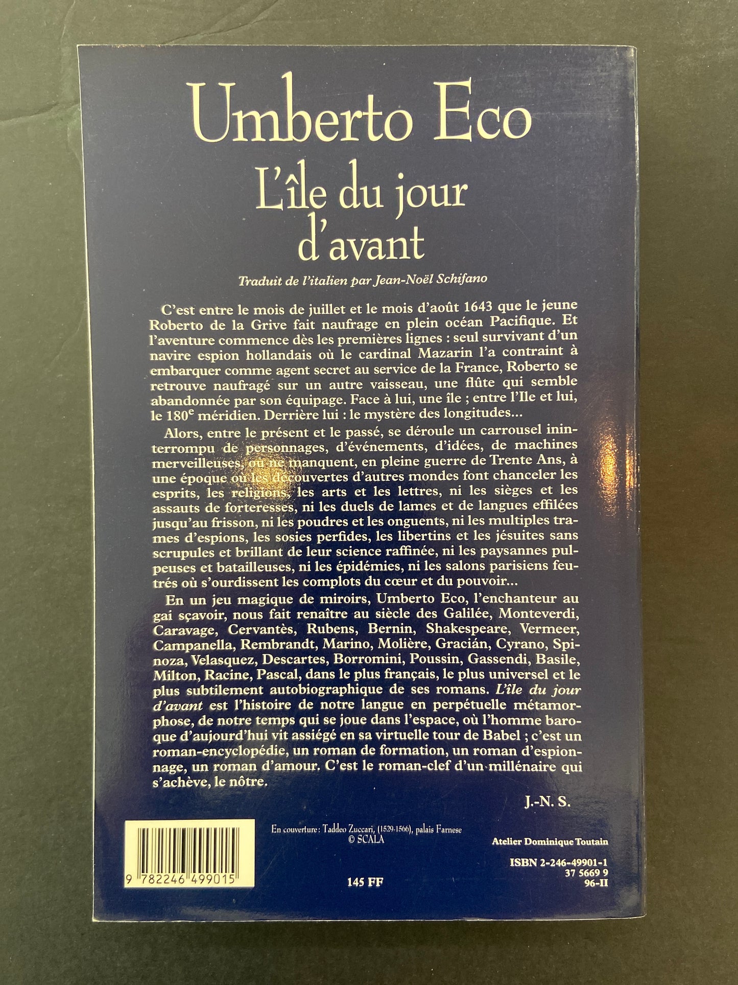 L'ÎLE DU JOUR D'AVANT
