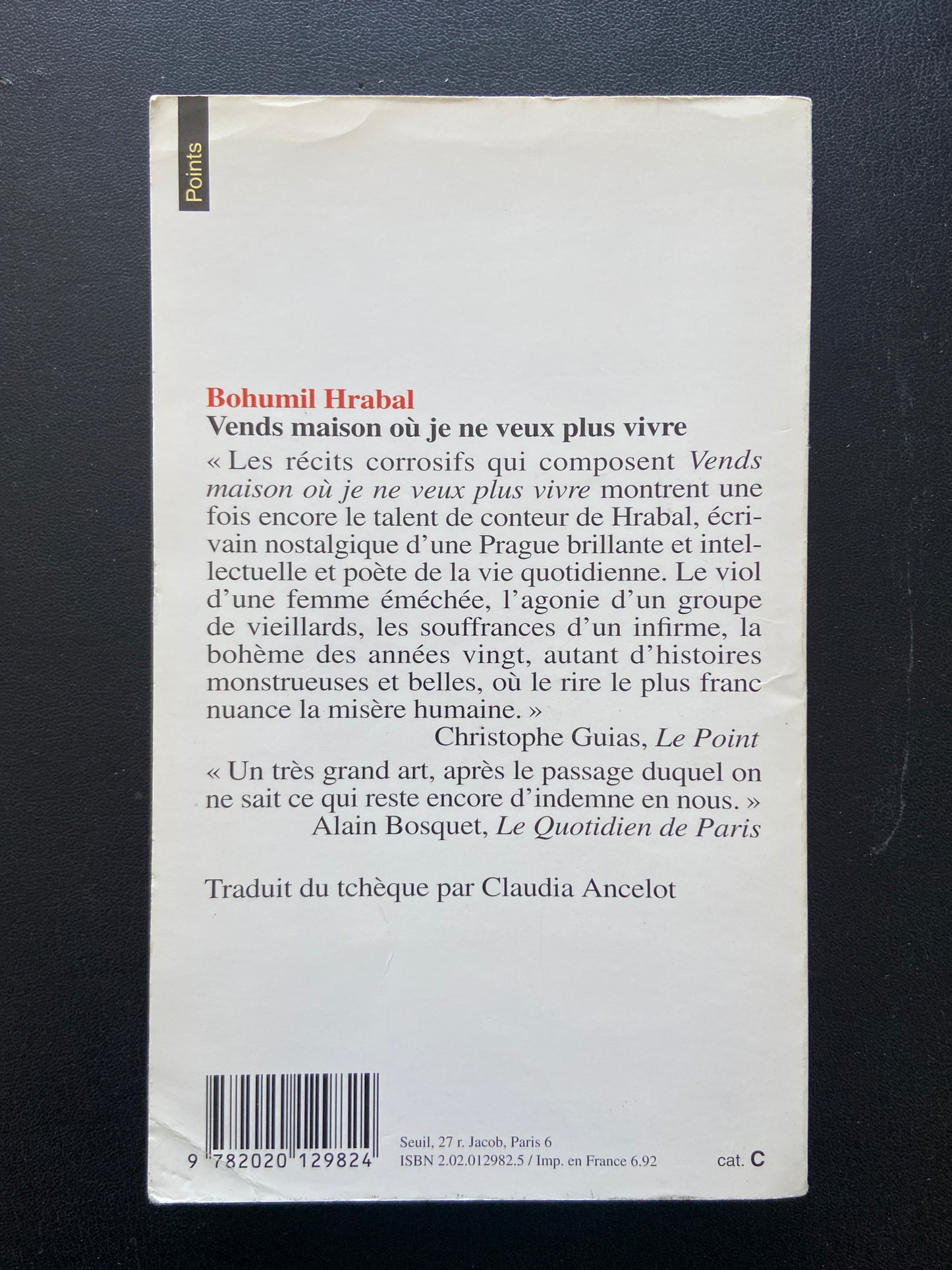 VENDS MAISON OÙ JE NE VEUX PLUS VIVRE