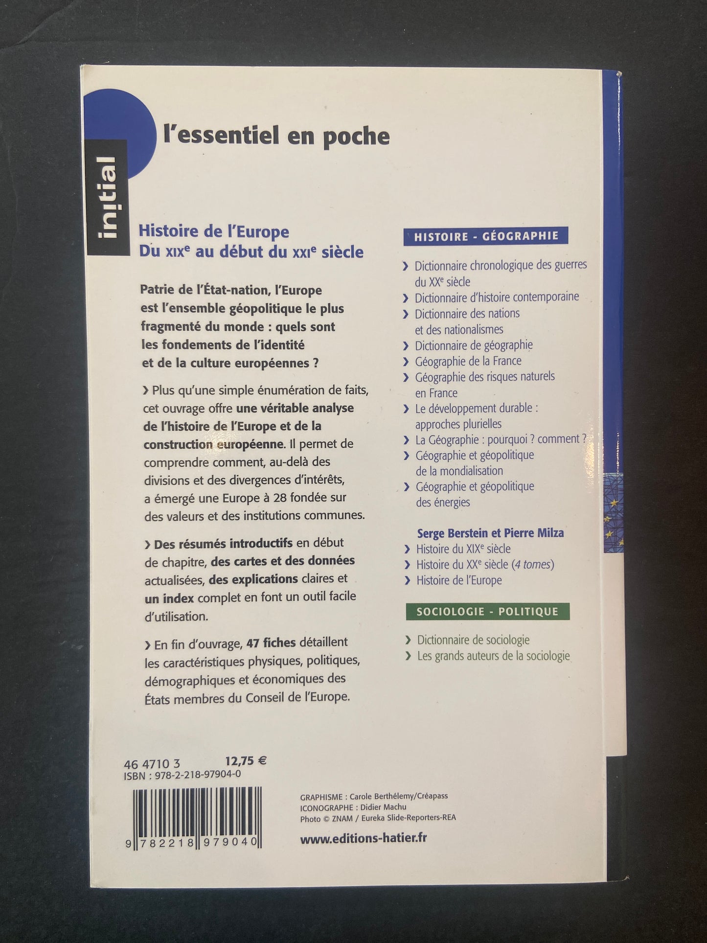 HISTOIRE DE L'EUROPE DU XIXÈ AU DÉBUT DU XXÈ SIÈCLE
