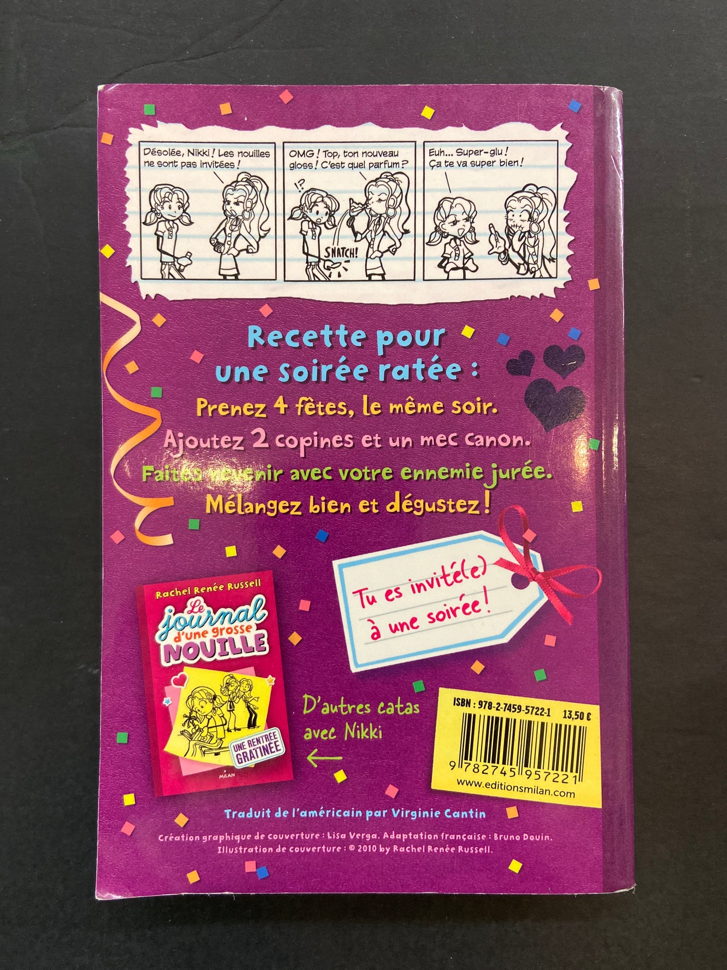 LE JOURNAL D'UNE GROSSE NOUILLE - TOME 02 - UNE FÊTE BIEN RÂPÉE