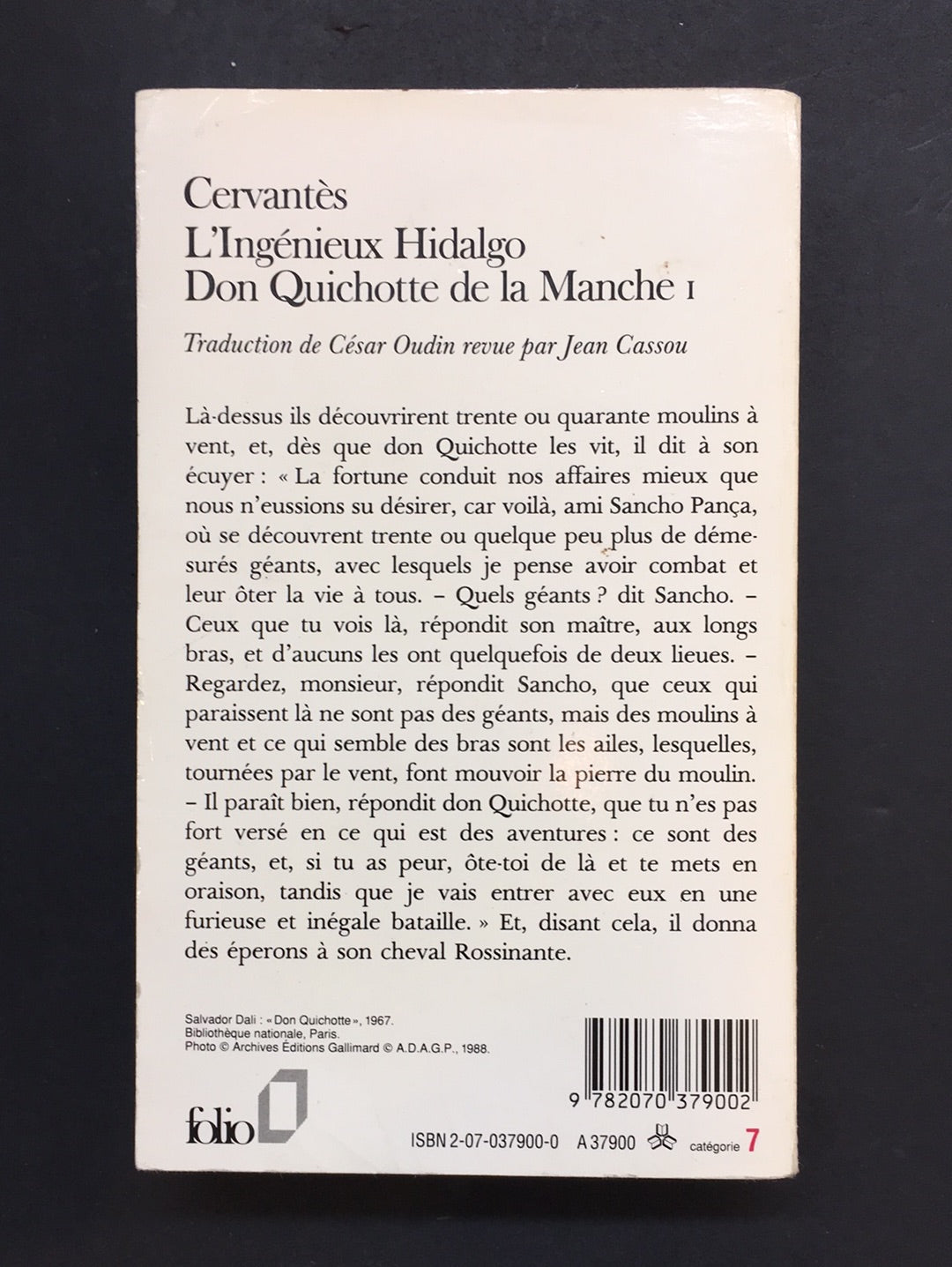 DON QUICHOTTE - TOME 01