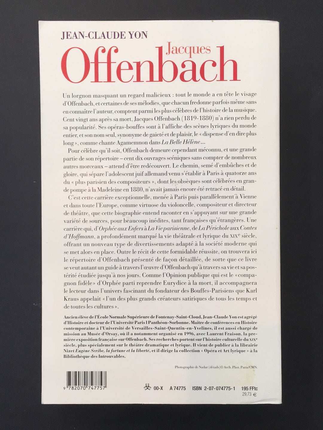 JACQUES OFFENBACH