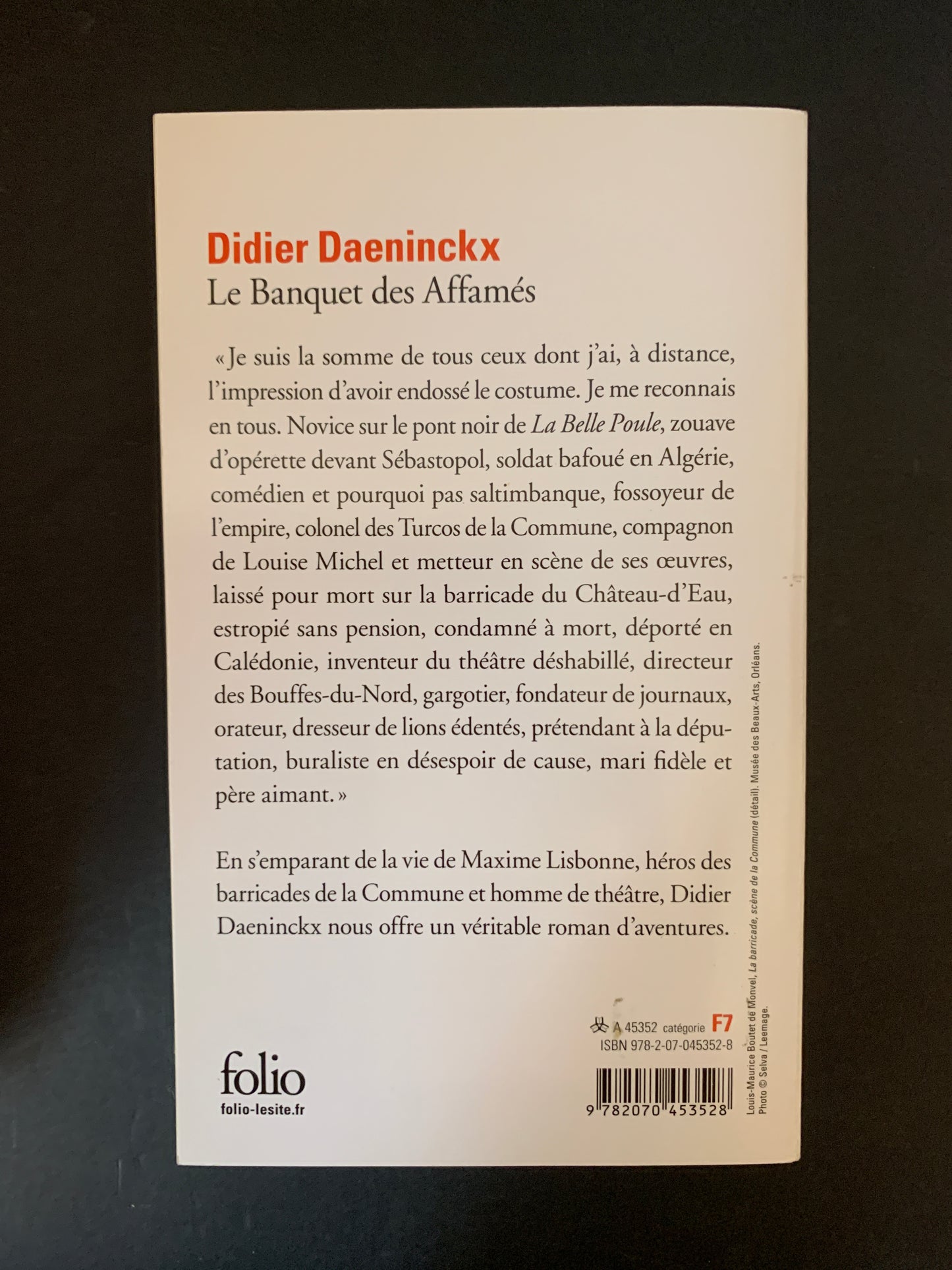 LE BANQUET DES AFFAMÉS
