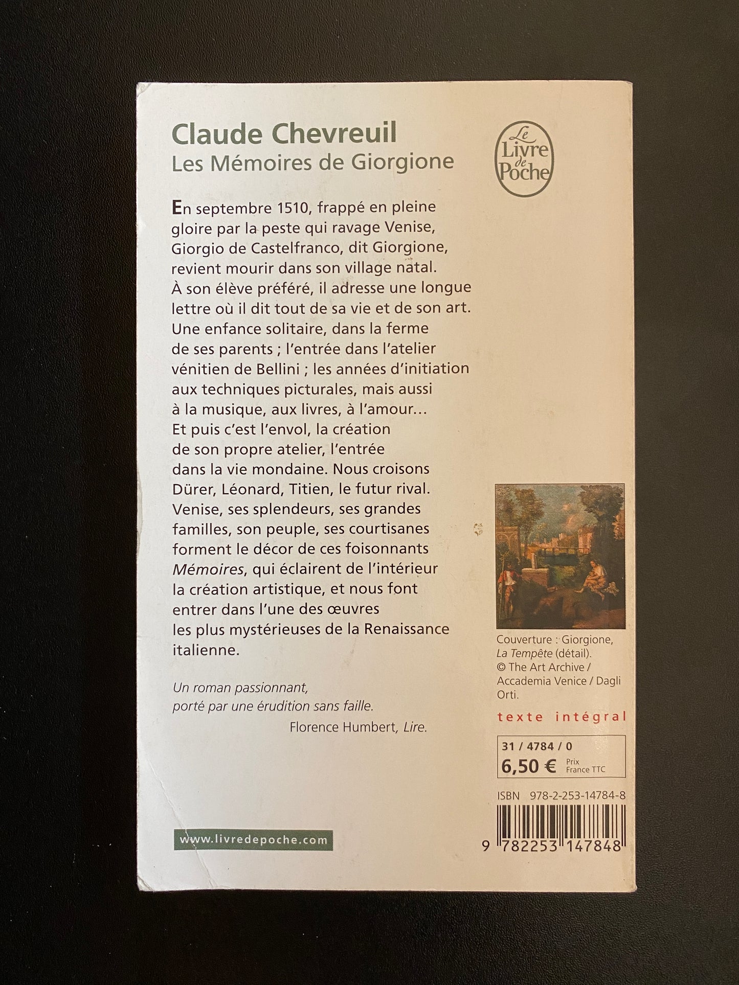 LES MÉMOIRES DE GIORGIONE