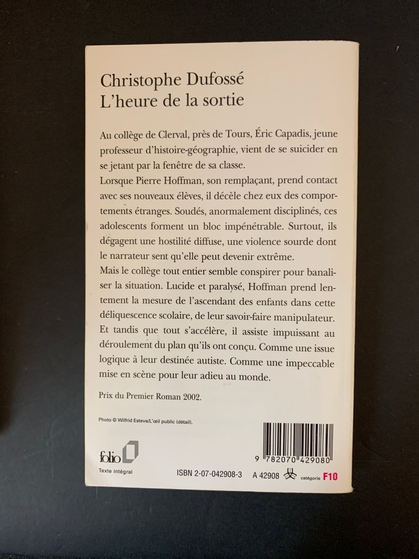 L'HEURE DE LA SORTIE