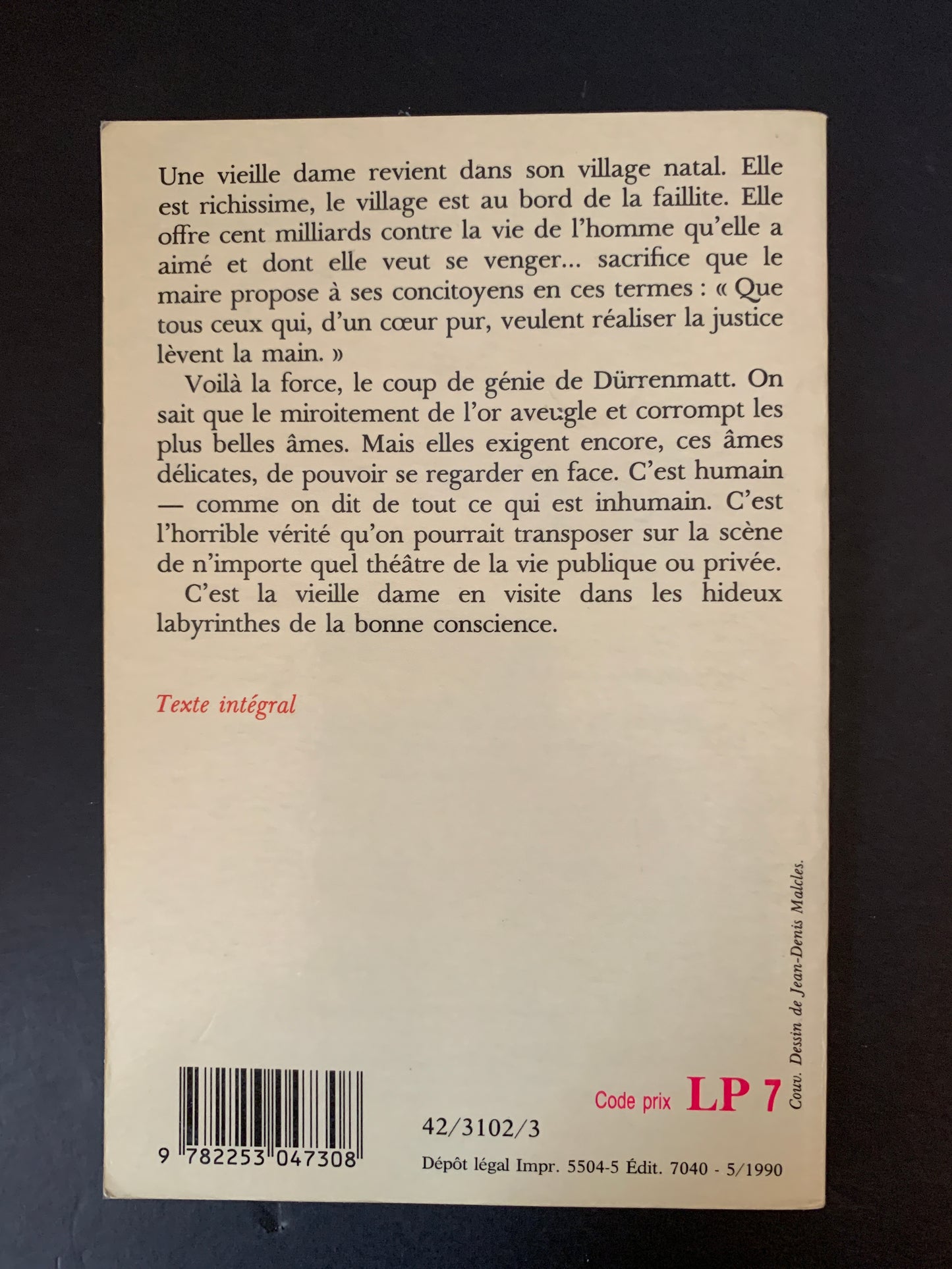 LA VISITE DE LA VIEILLE DAME