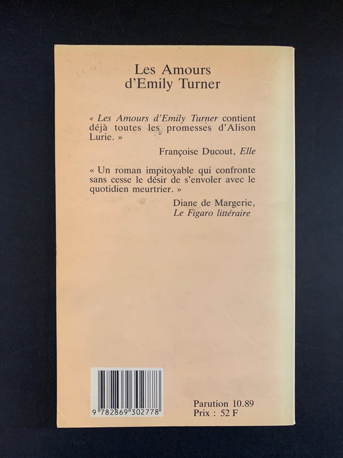LES AMOURS D'EMILY TURNER