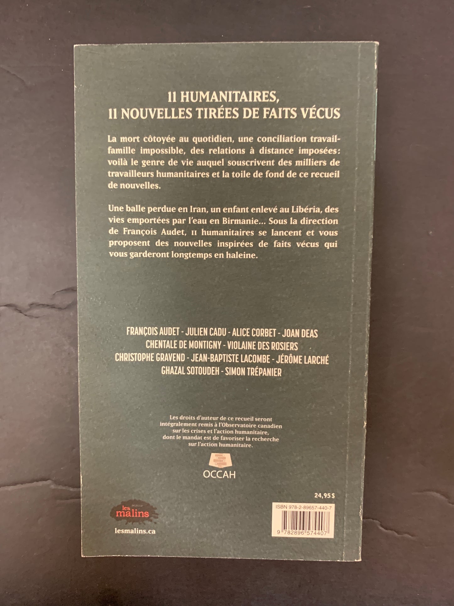 NOUVELLES D'HUMANITAIRES