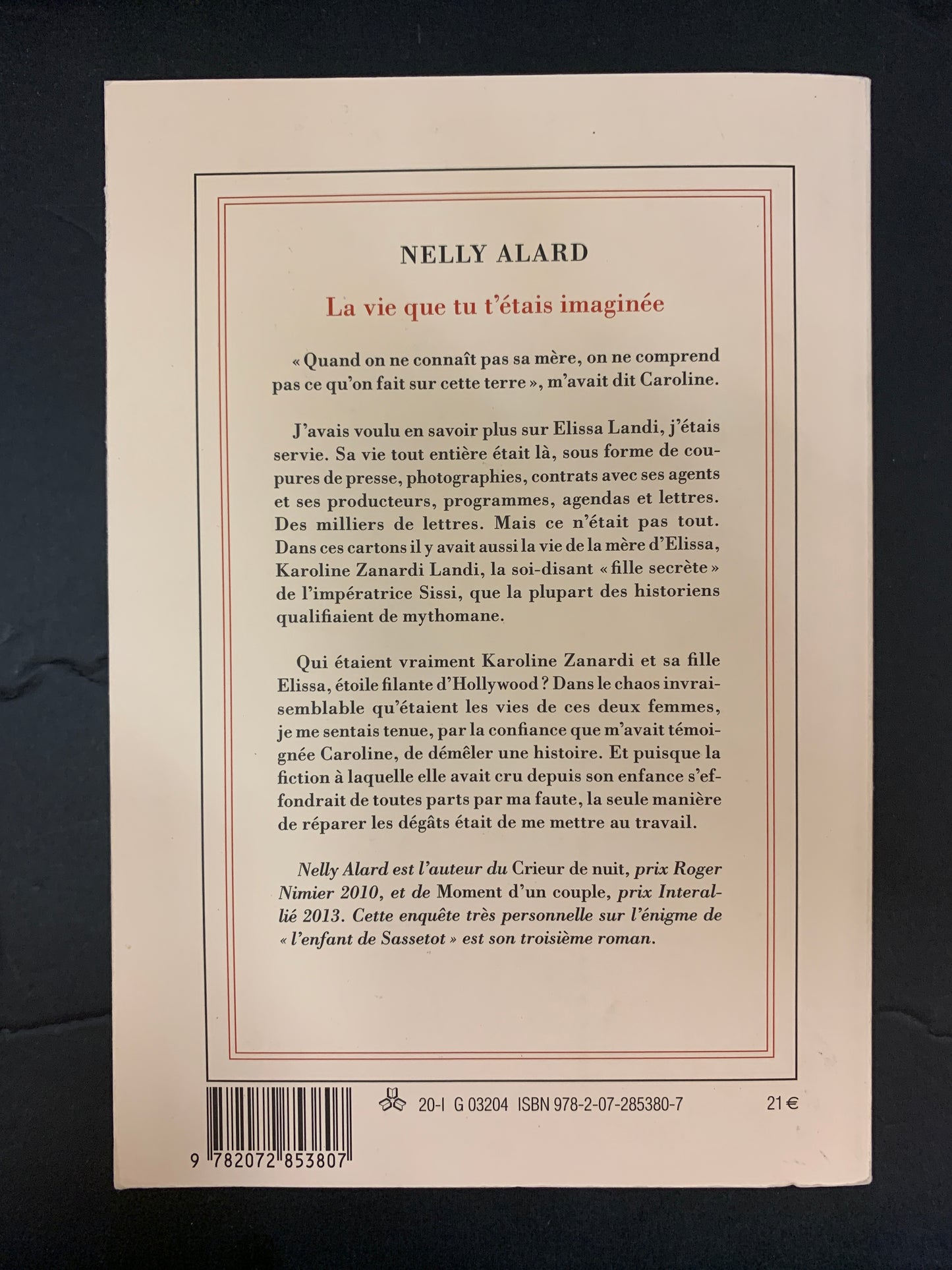 LA VIE QUE TU T'ÉTAIS IMAGINÉE