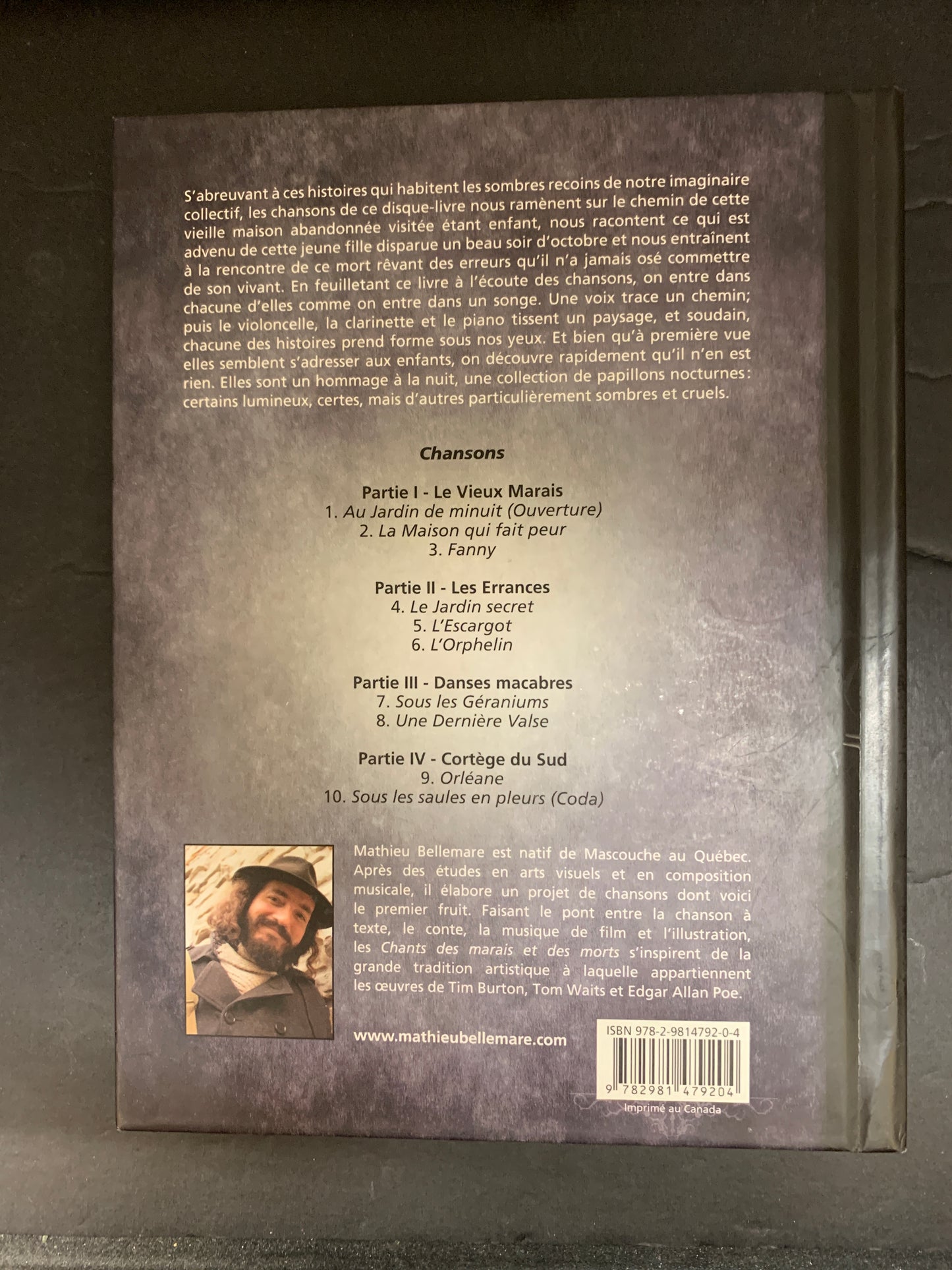 CHANTS DES MARAIS ET DES MORTS